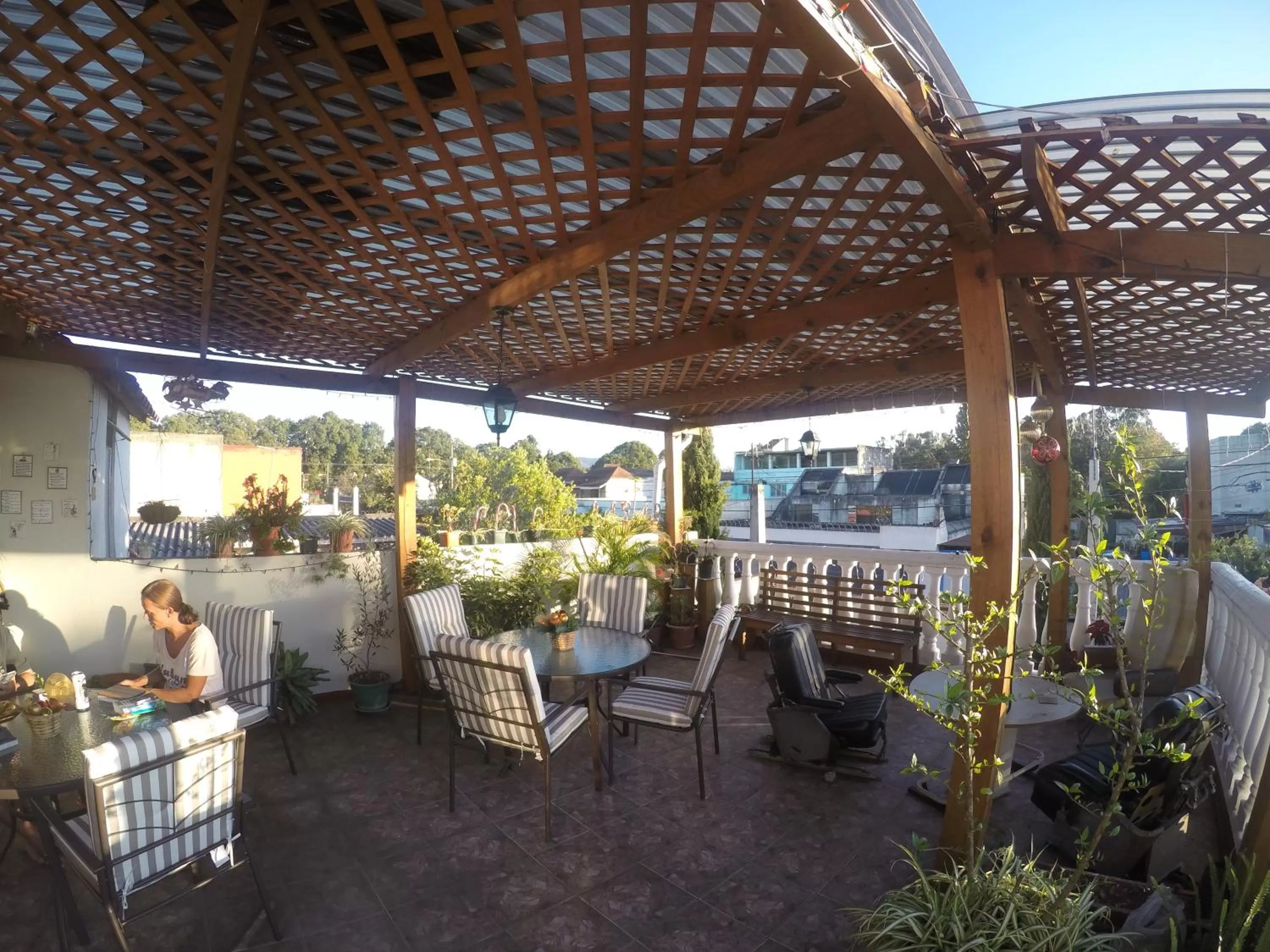 Patio, Restaurant/Places to Eat in Mariana's Petit Hotel