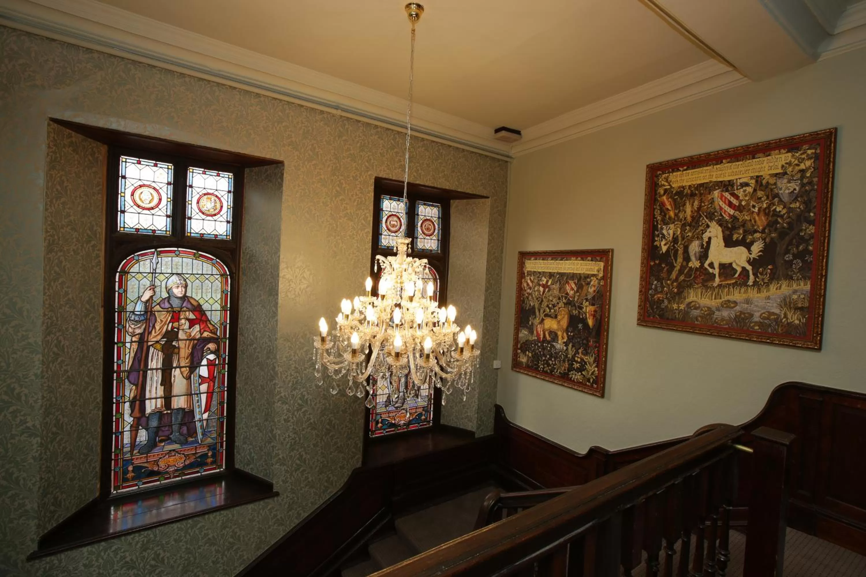 Decorative detail in Rothley Court Hotel by Greene King Inns