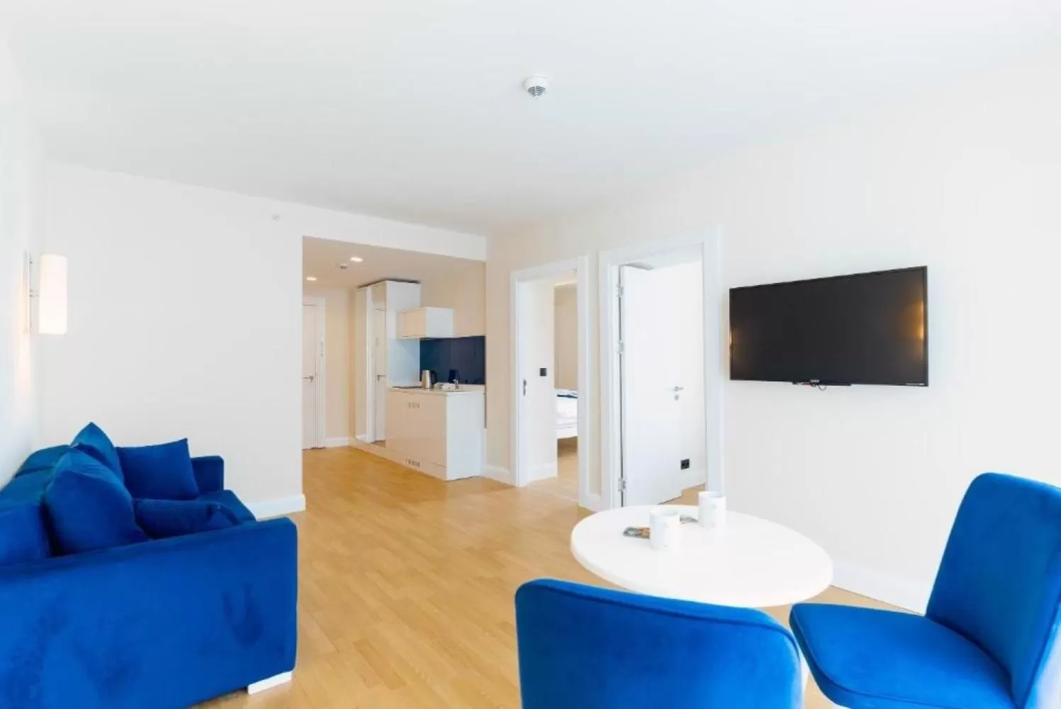 TV and multimedia, Seating Area in Luxury Sea View Aparthotel In Orbi City Batumi