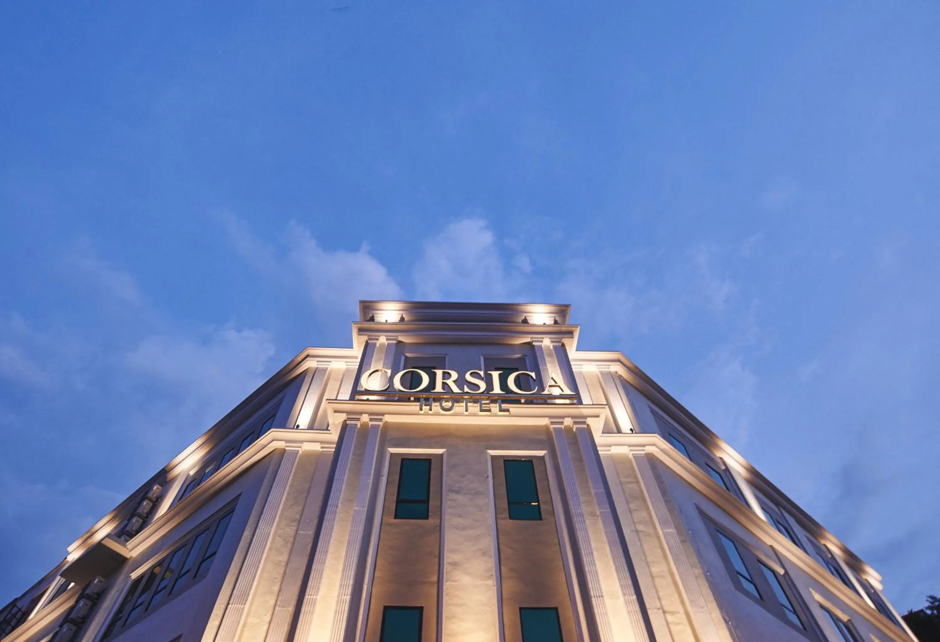 Bird's eye view in Corsica Hotel