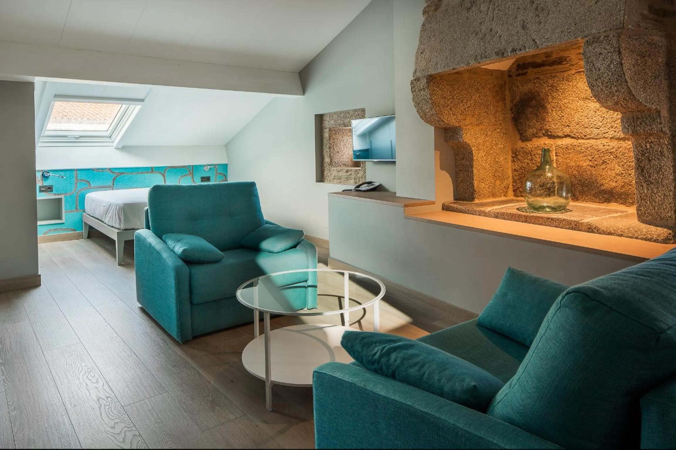 Living room in Hotel Atalaia