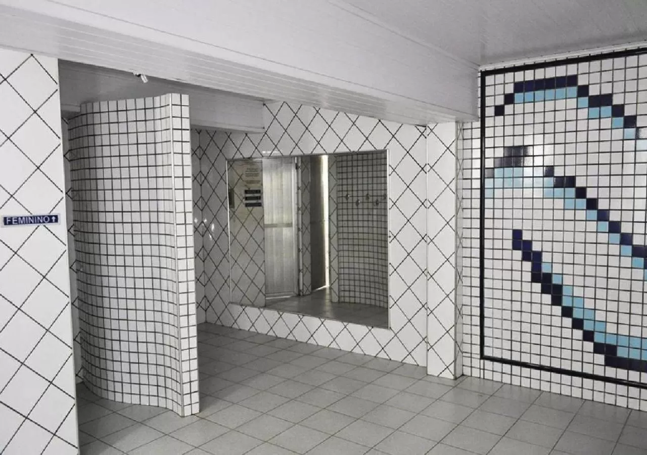 Sauna, Bathroom in Hotel Cataguases