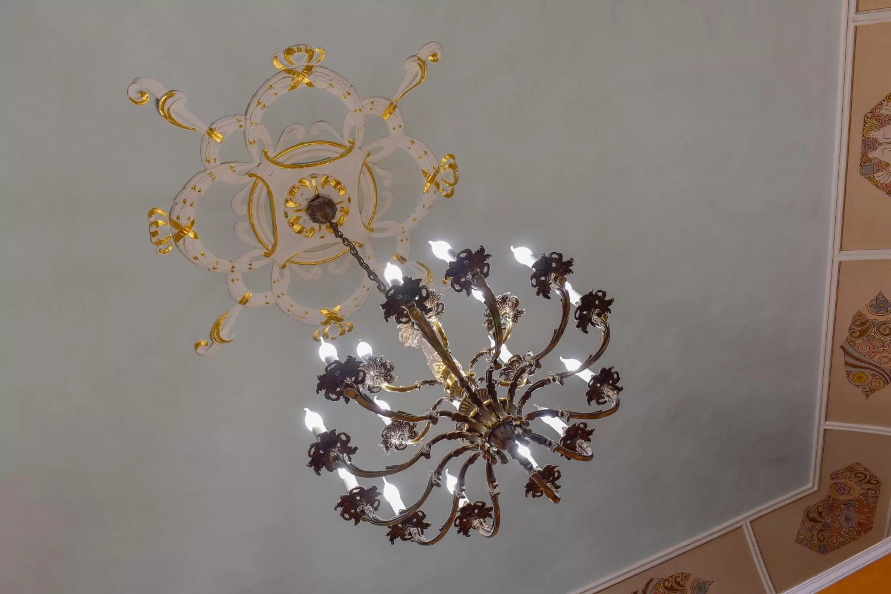 Decorative detail in Palazzo degli Affreschi