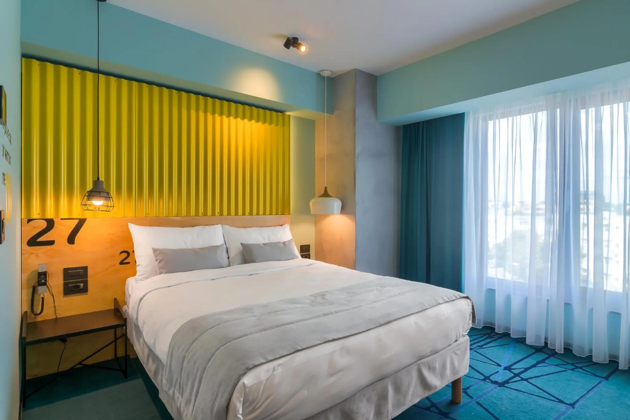 Bedroom, Bed in ibis Styles Bucharest Erbas