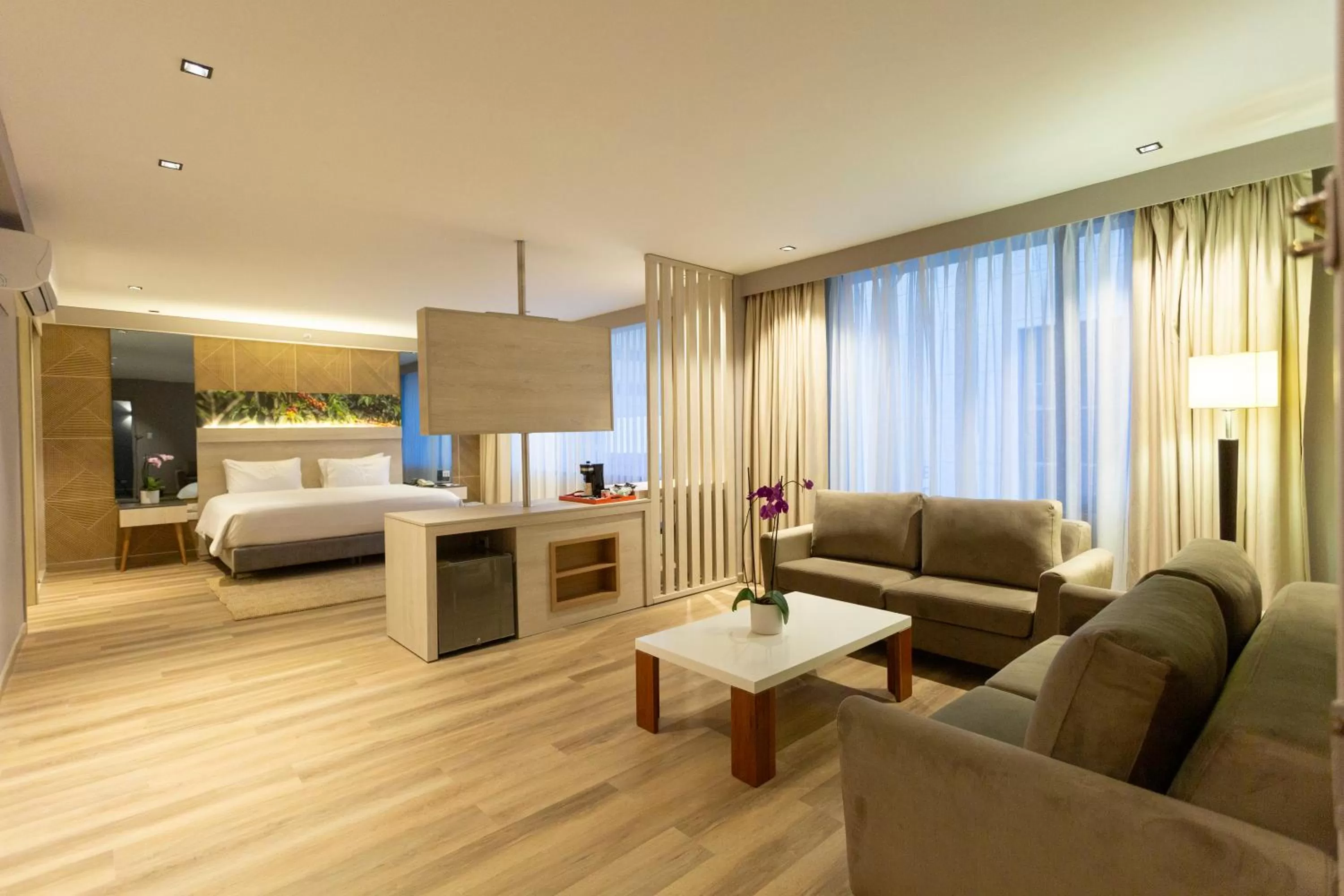 Bed in Hotel Soratama