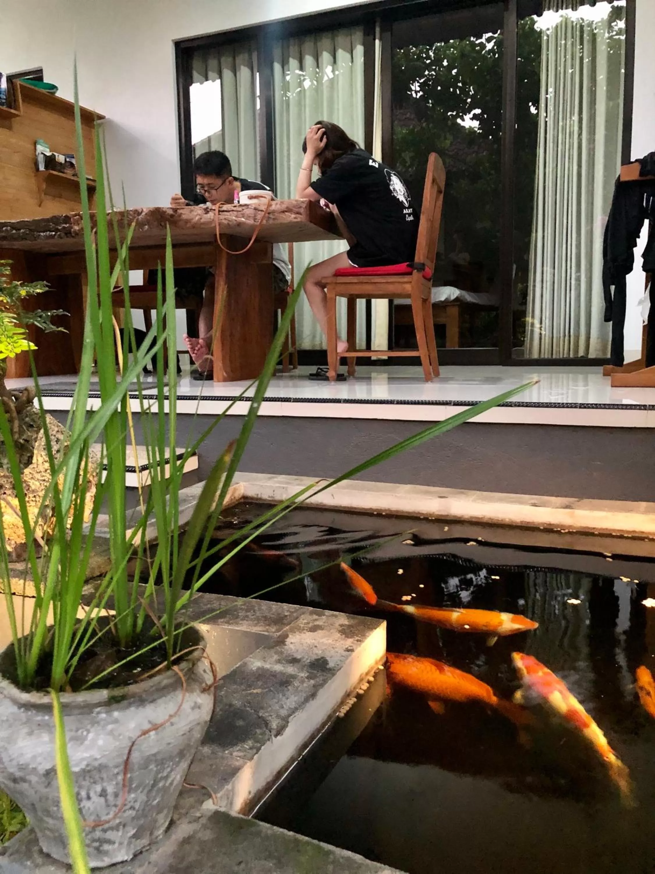 Balcony/Terrace in The Hidden Bali Inn