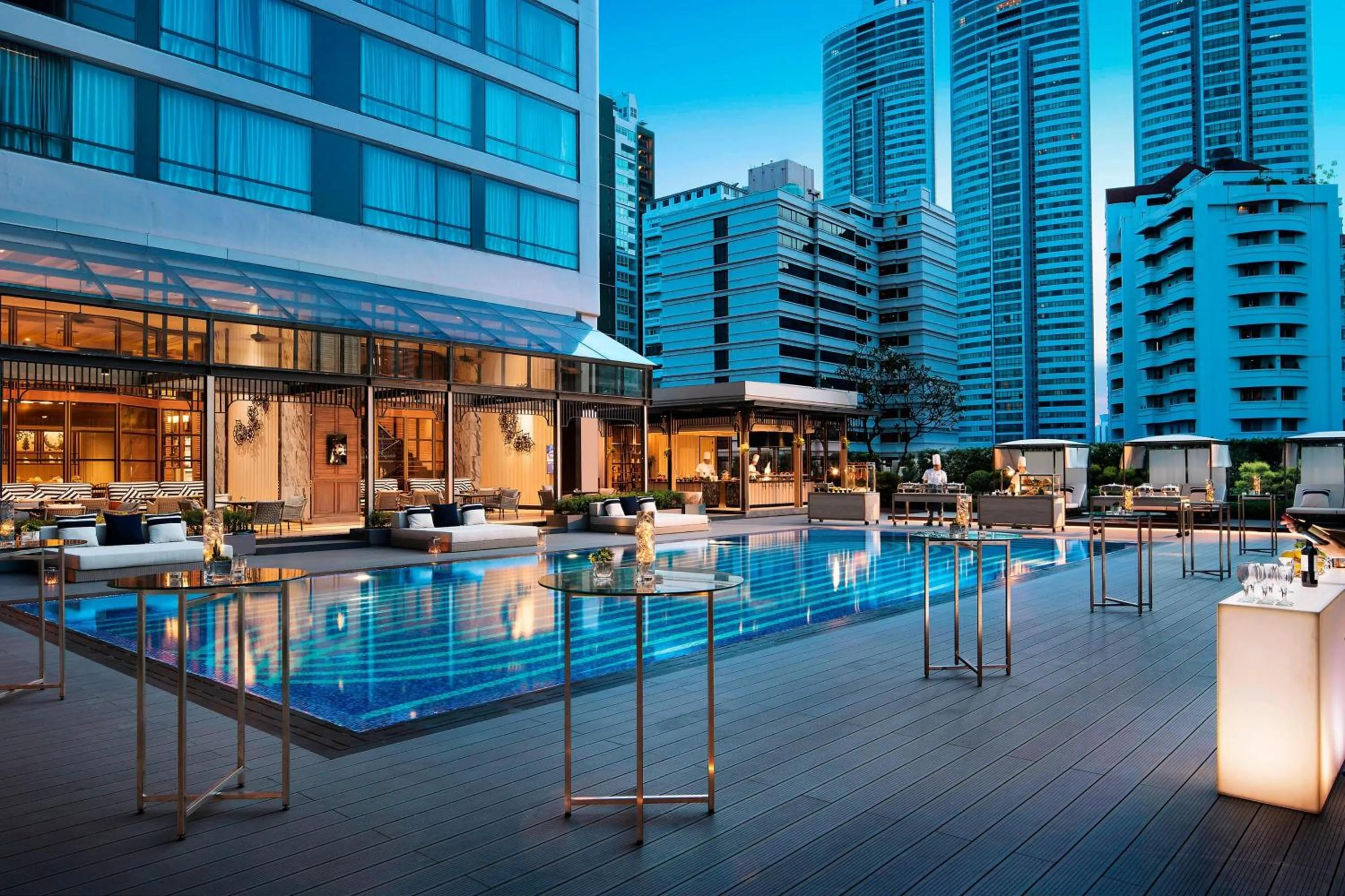 Lobby or reception in Bangkok Marriott Marquis Queens Park