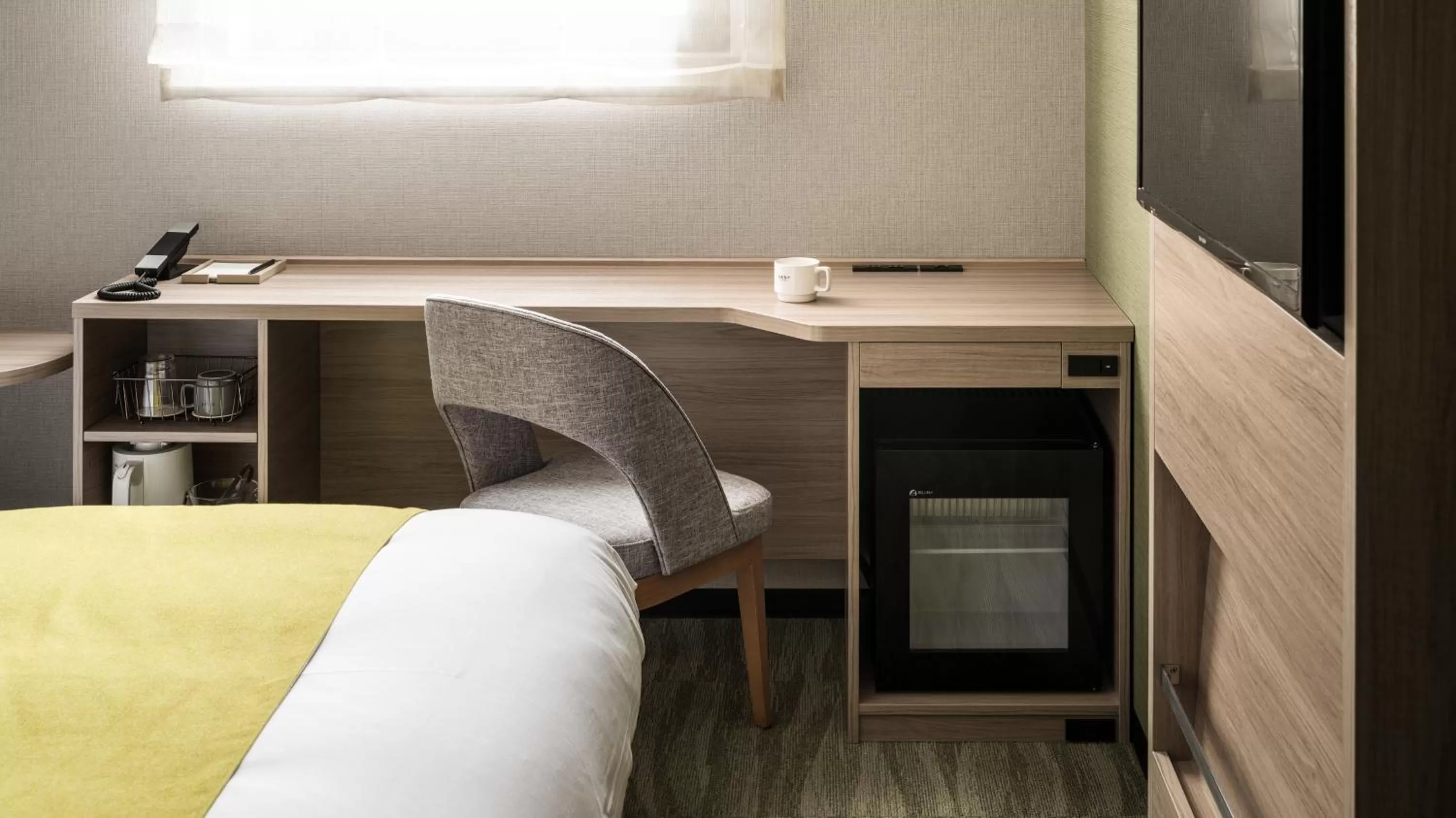 Photo of the whole room, Bed in Nest Hotel Hakata Station