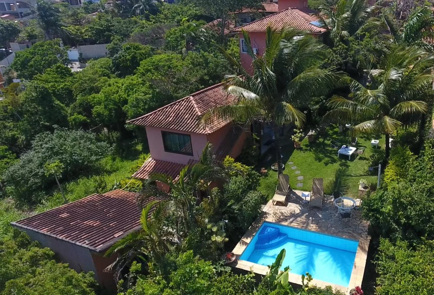 Bird's eye view, Pool View in Star Búzios Pousada