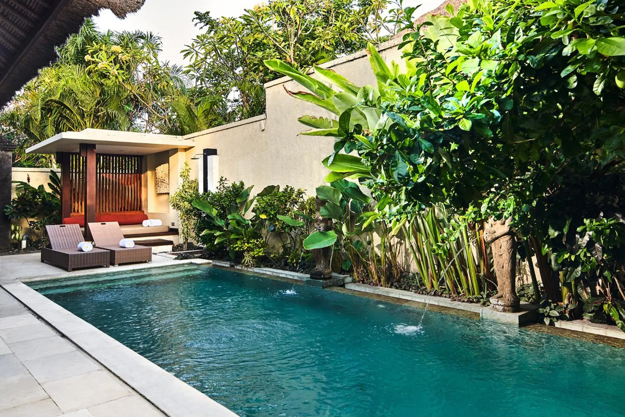 Pool view in Mahagiri Villas Sanur