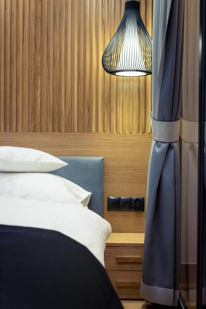 Bed in Jagiellońska Residence