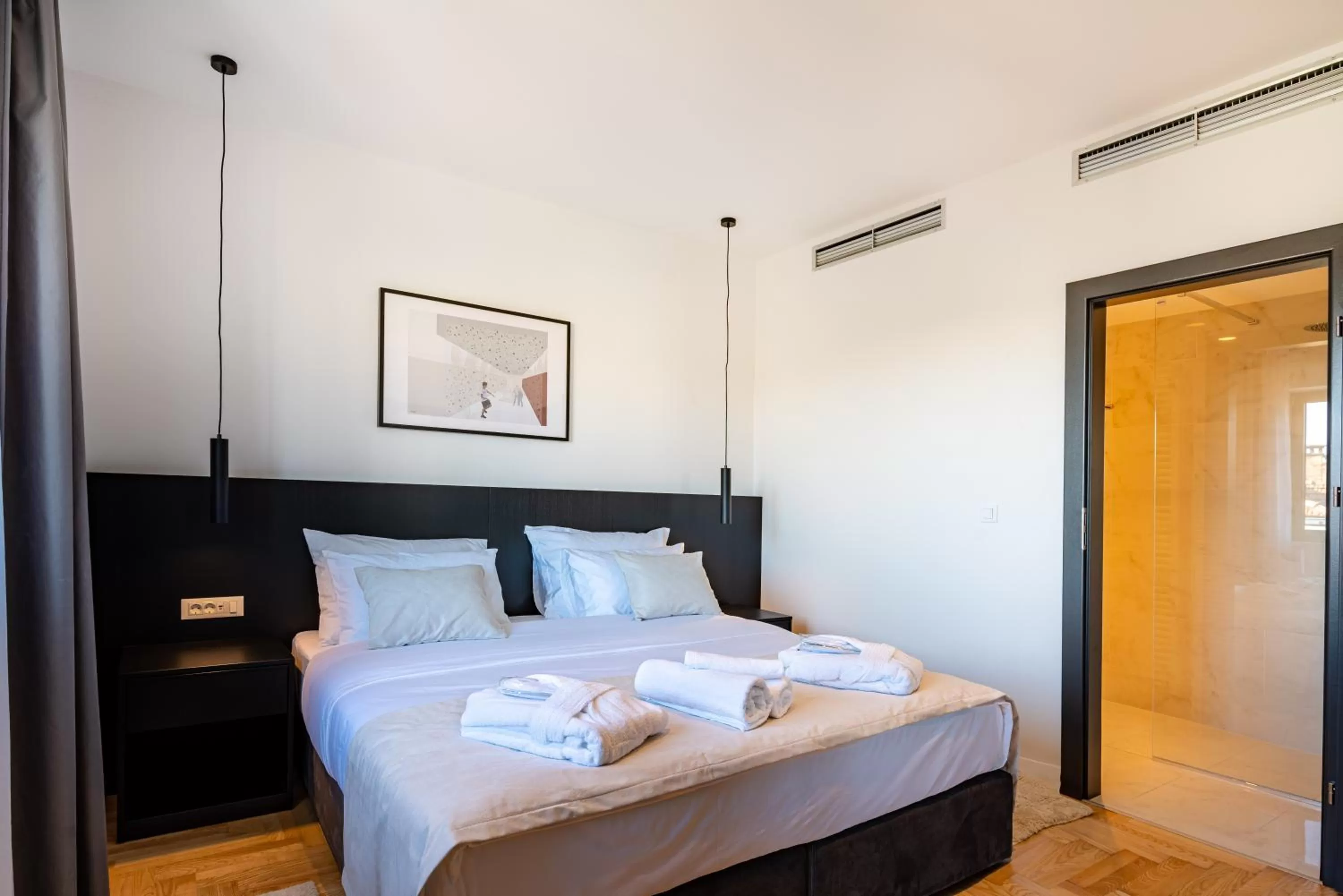 Bed in Miramare Hotel