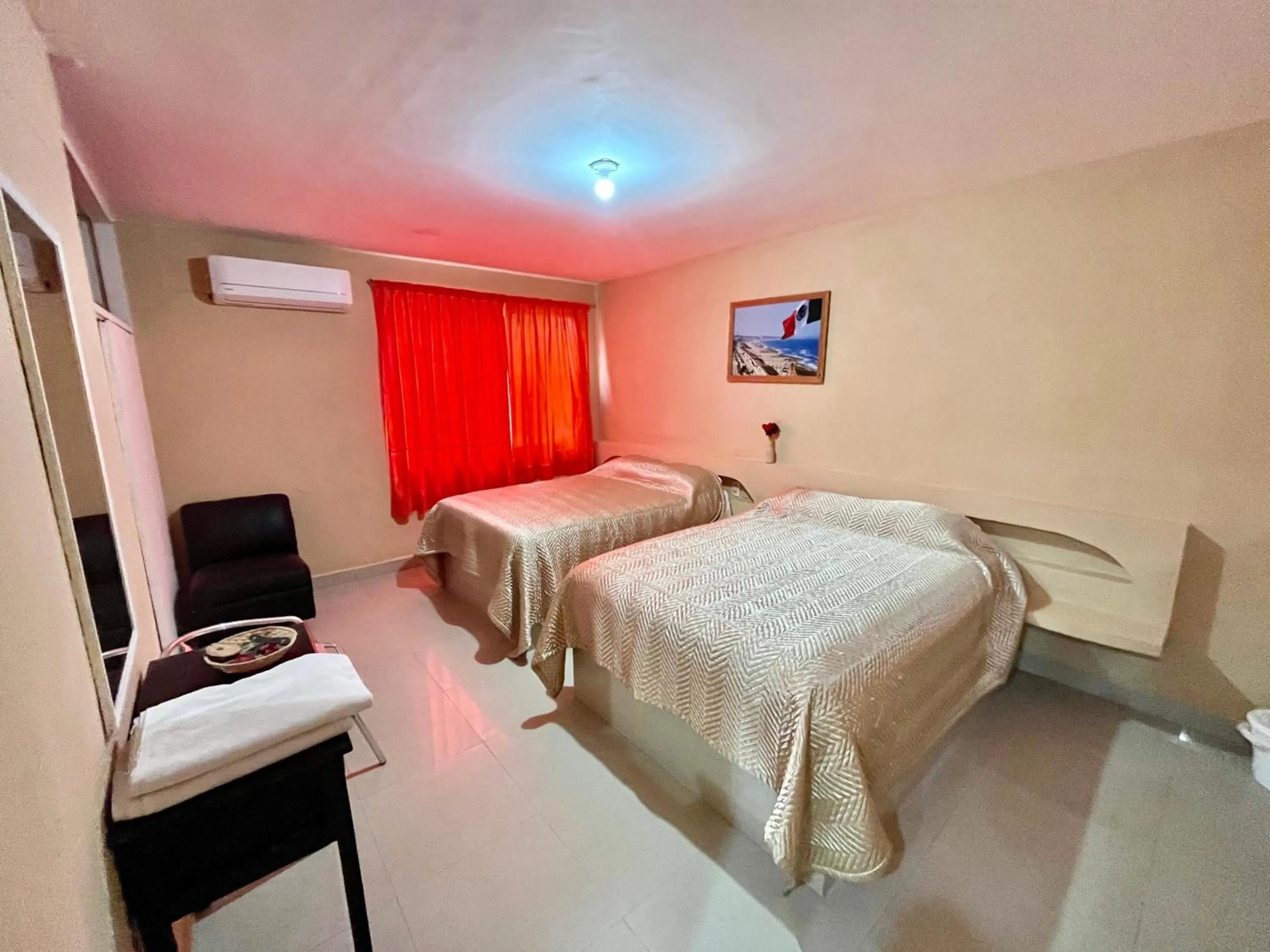 Bedroom in OYO Hotel Puerto Real Coatzacoalcos