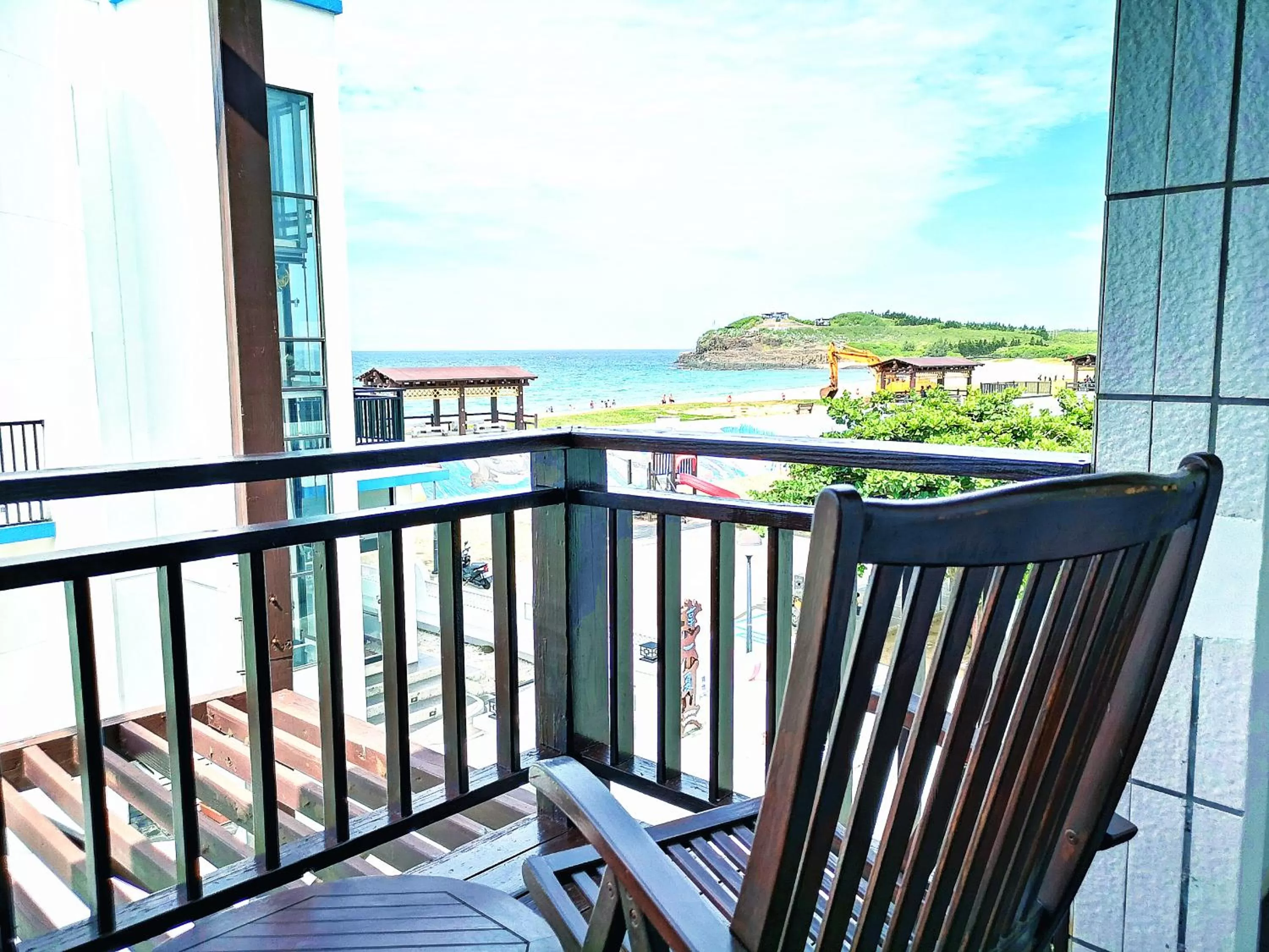 Balcony/Terrace in Beachcastle & Sea View Villa