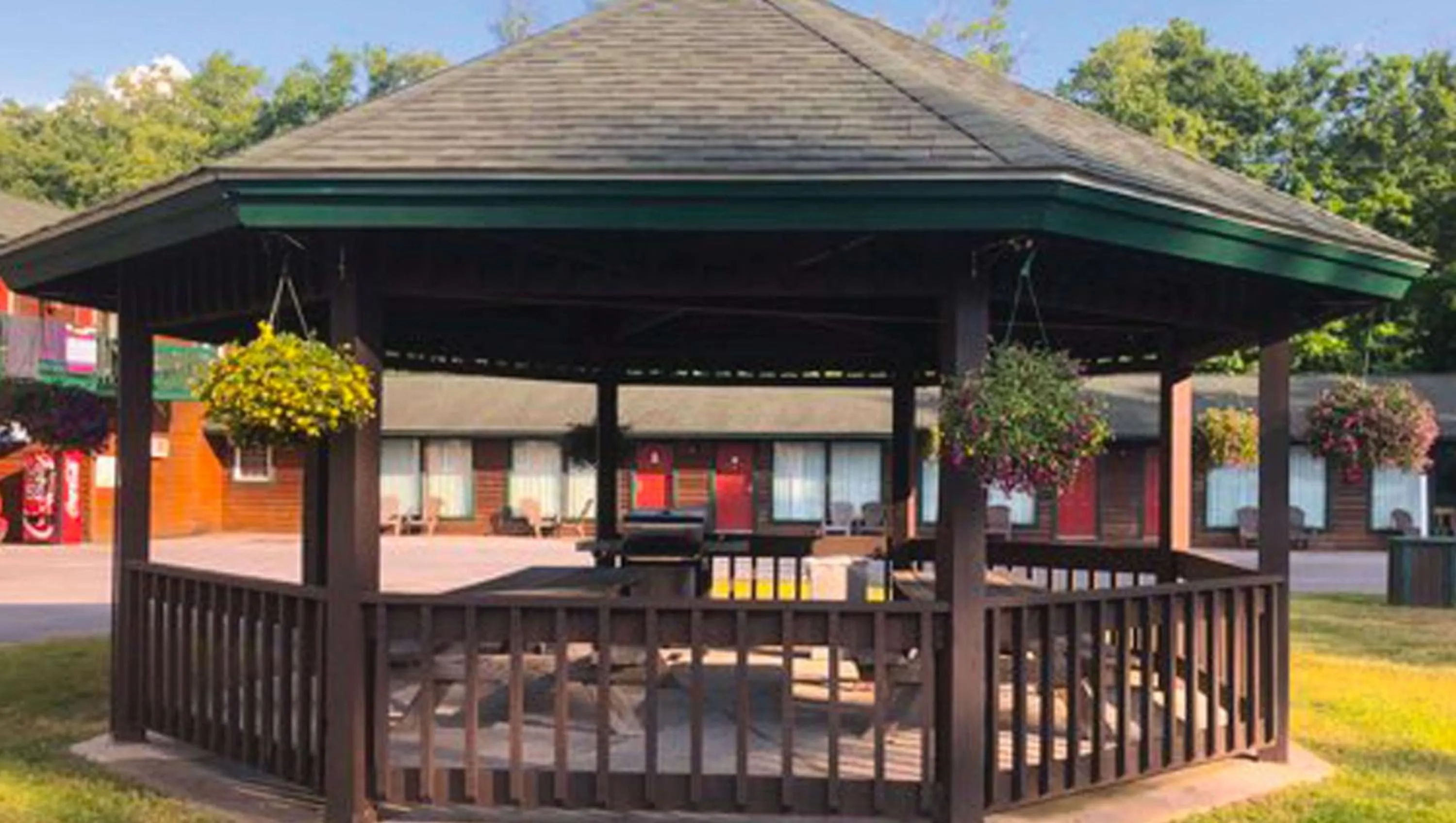 Garden in Adirondack Lodge Old Forge