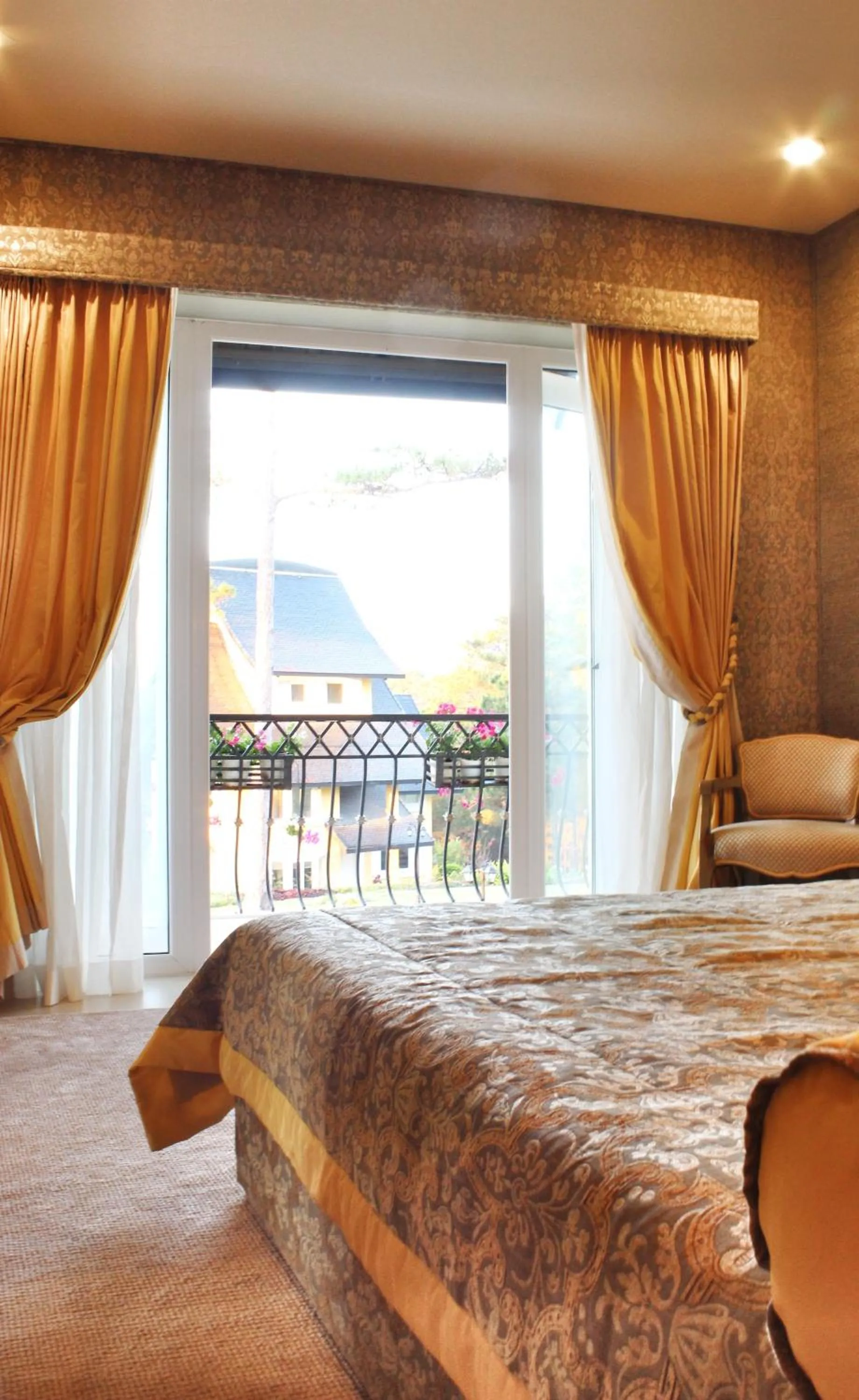 Bed in Binh An Village Resort
