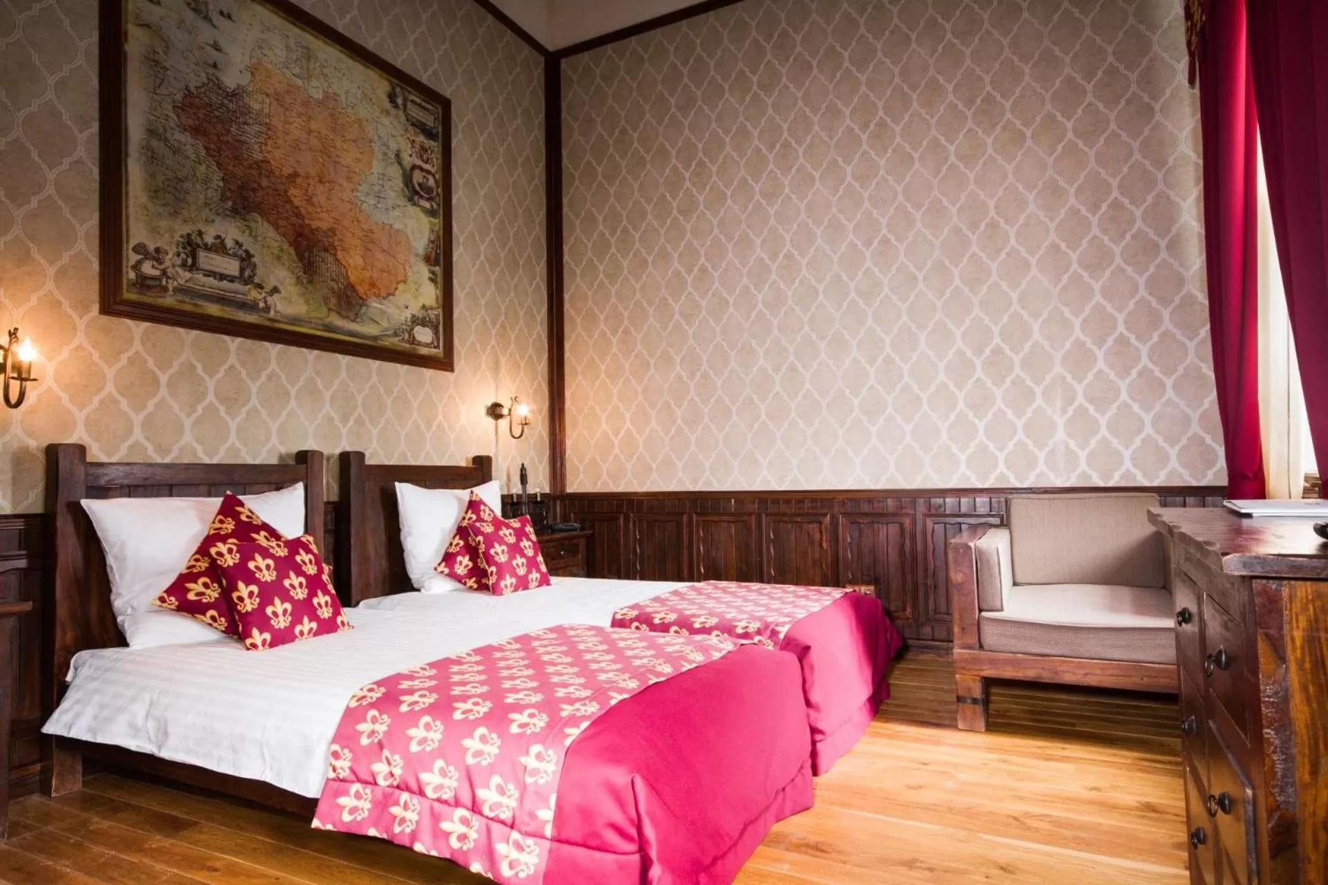 Bed in Zamek Uniejów