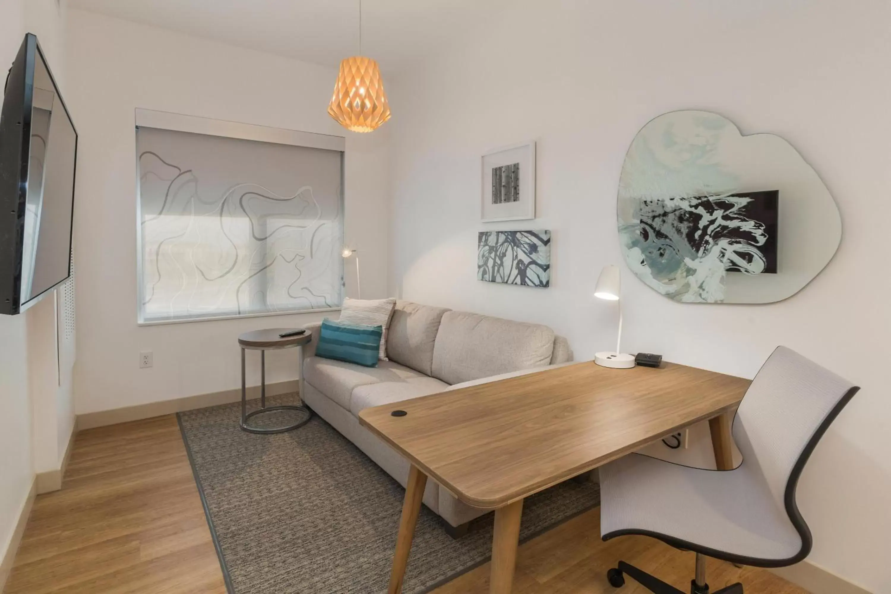 Studio with Two Queen Beds and Roll-in Shower - Mobility and Hearing Accessible in Element Denver International Airport Studio with Two Queen Beds and Roll-in Shower - Mobility and Hearing Accessible in Element Denver International Airport