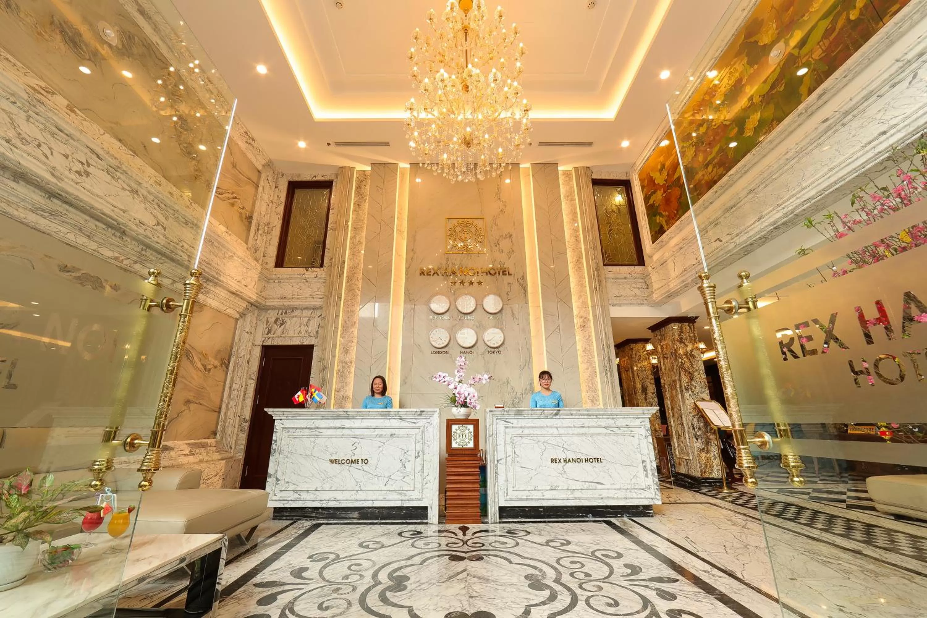 Lobby or reception in Rex Hanoi Hotel
