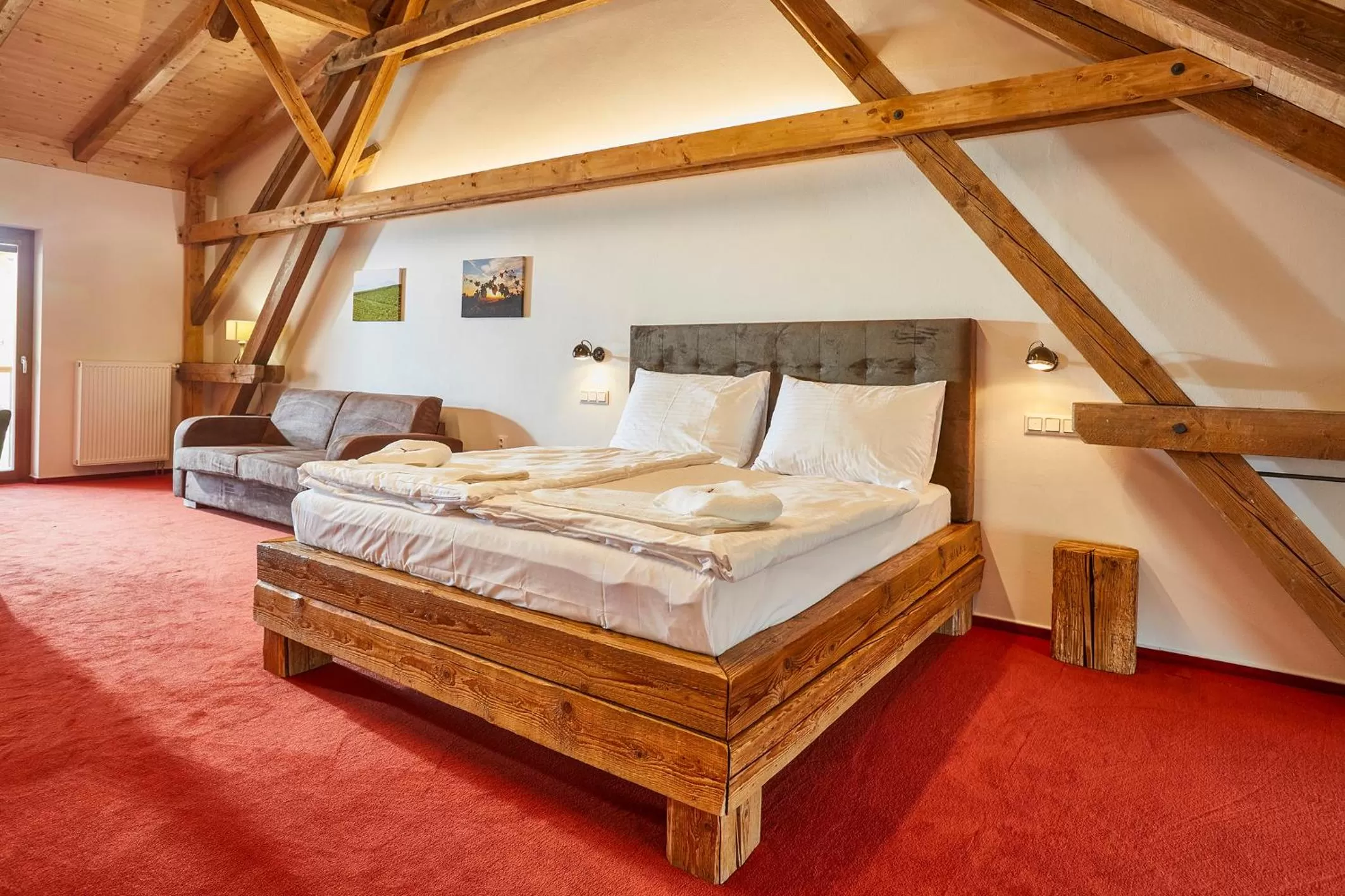 Bed in Hotel Ryzlink