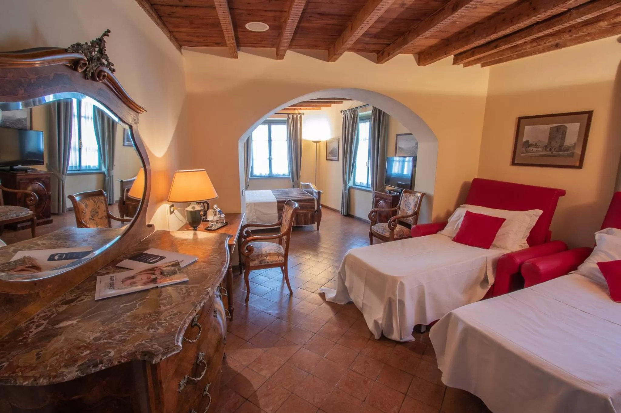 Photo of the whole room, Bed in Albergo Le Due Corti