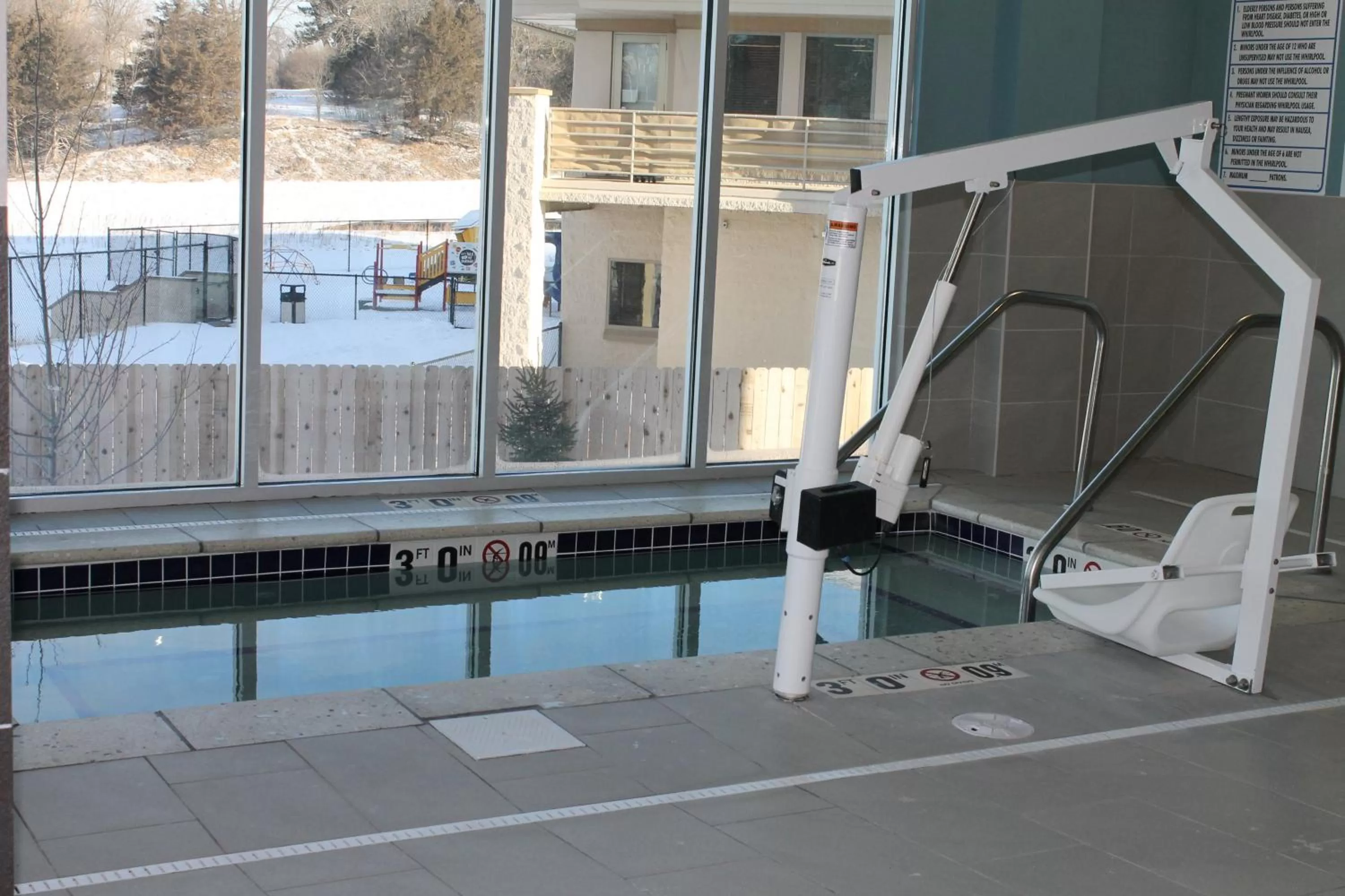 Swimming pool in Holiday Inn Express & Suites - Hudson I-94 by IHG