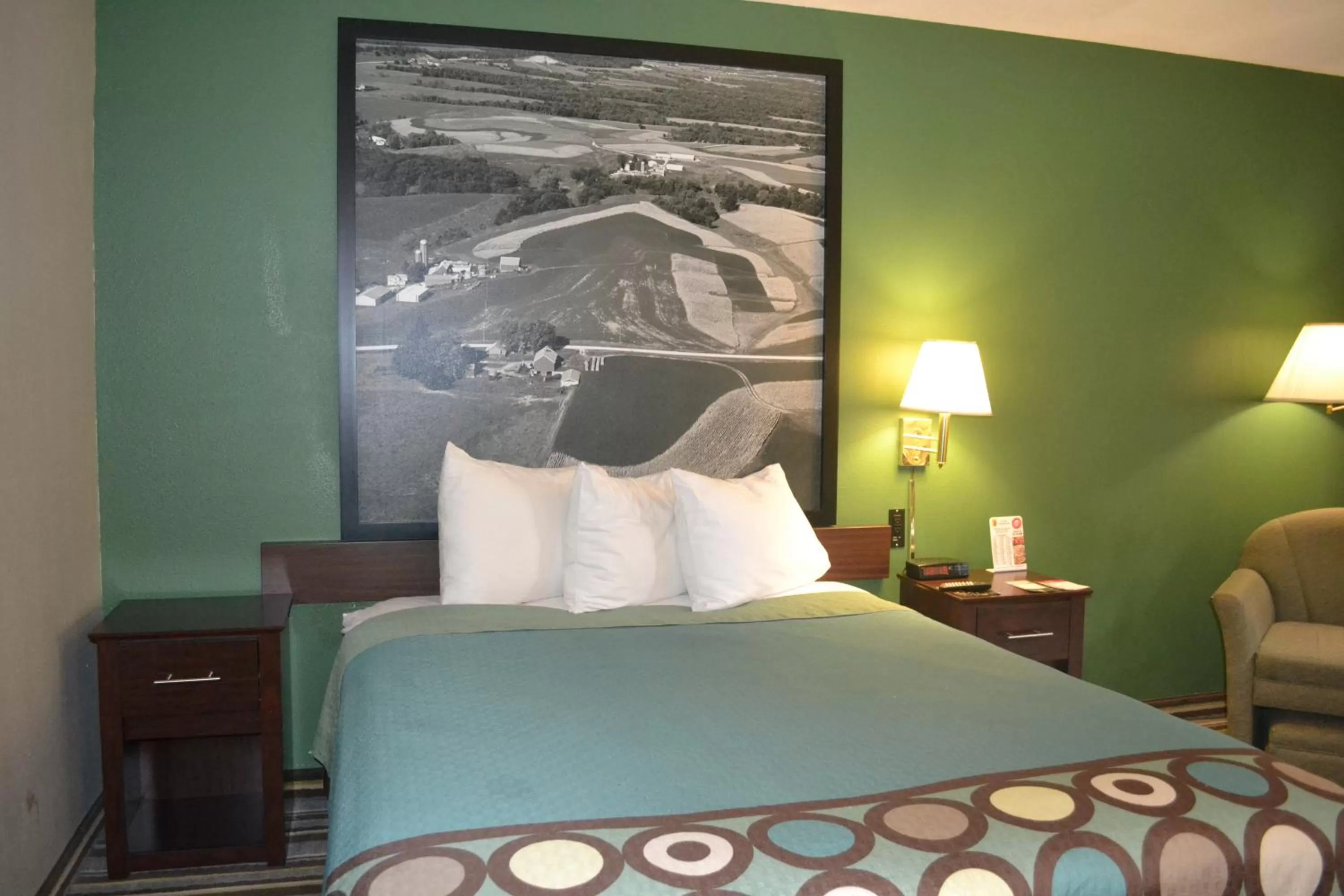 Bed in Super 8 by Wyndham Germantown/Milwaukee