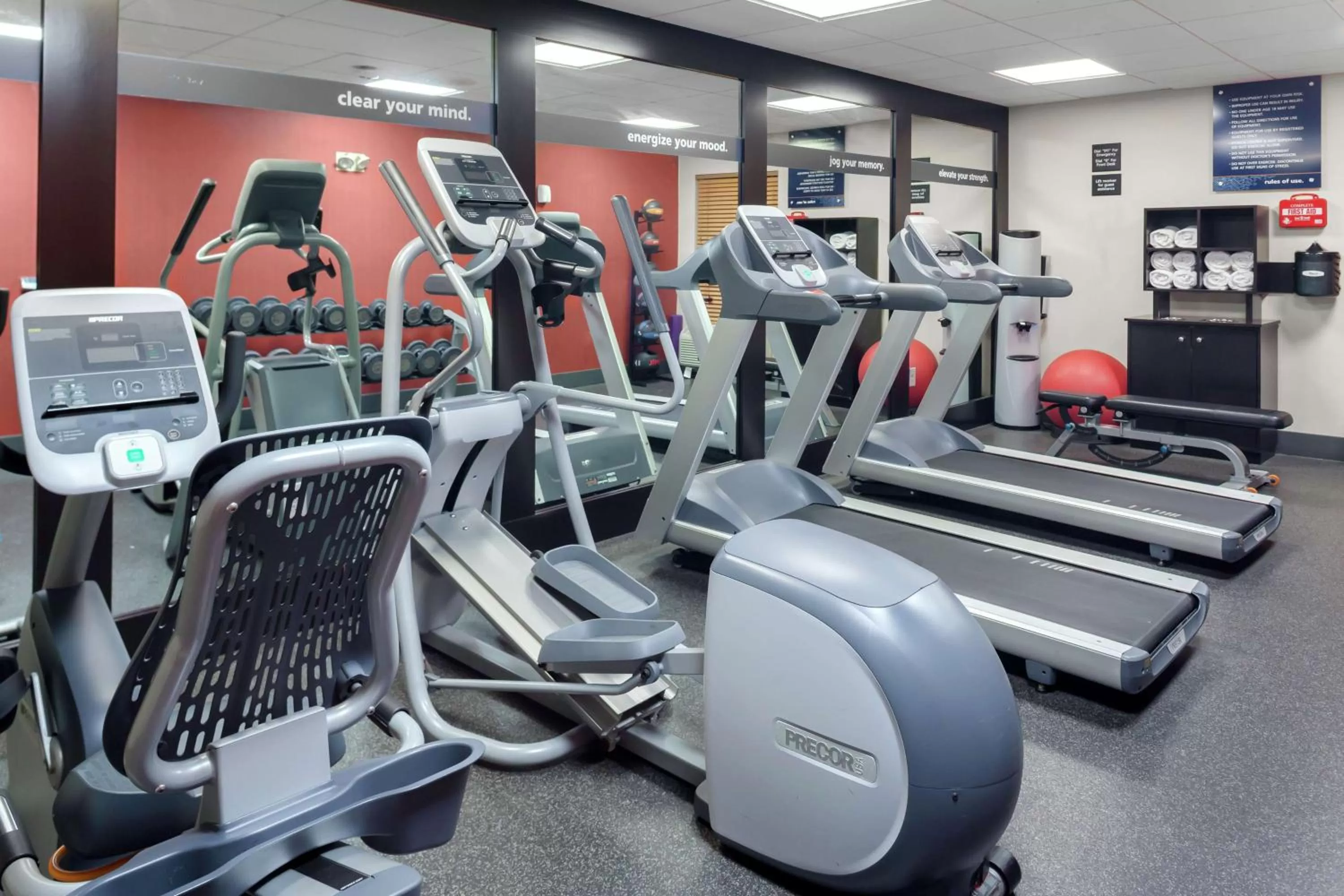 Fitness centre/facilities in Hampton Inn Miami/Dadeland