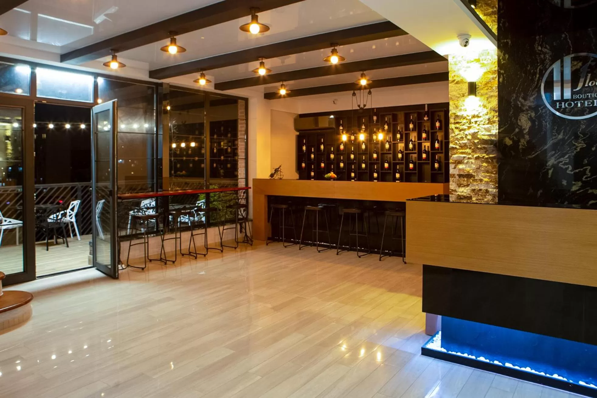 Lounge or bar in Boutique Hotel