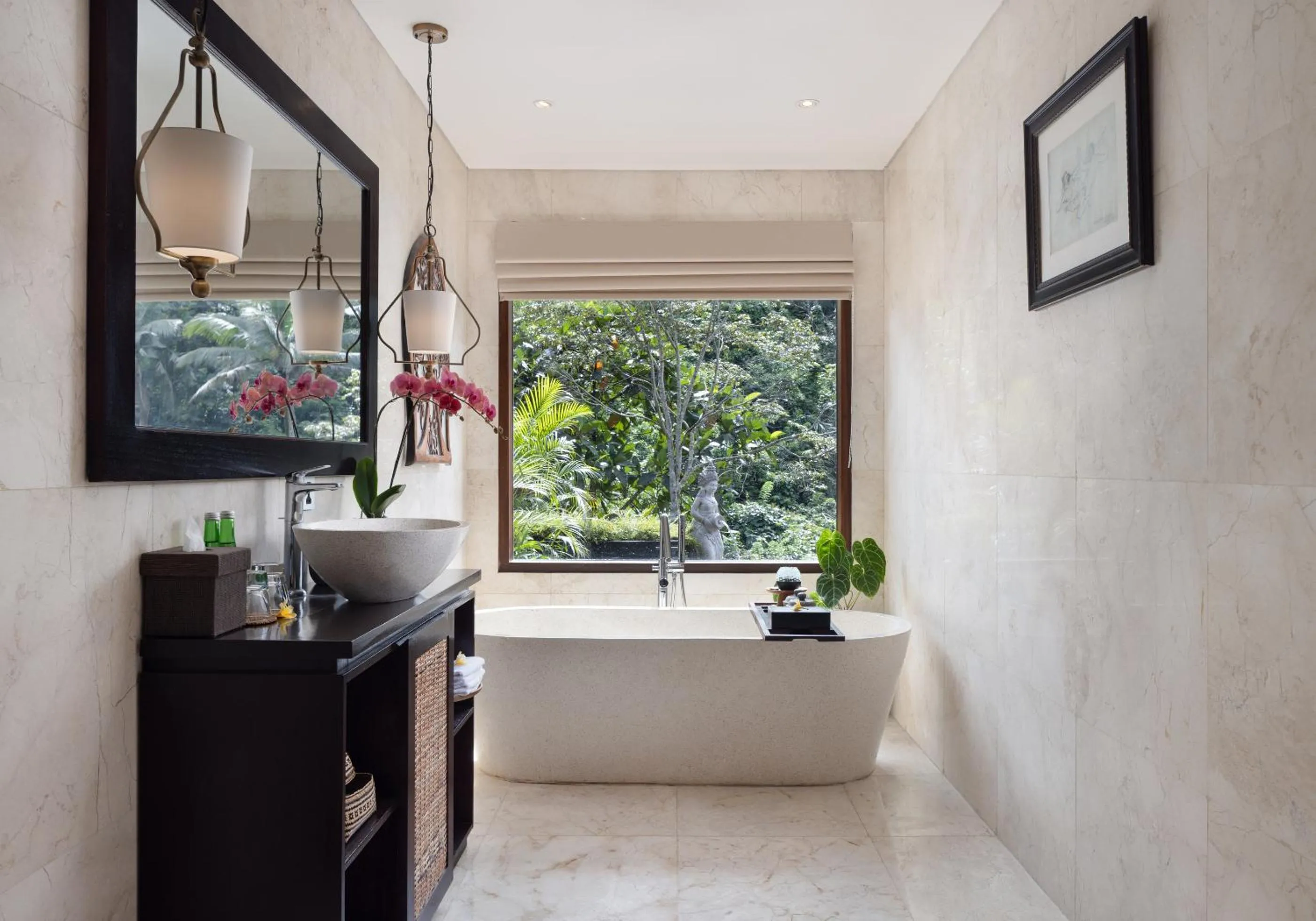 Bathroom in The Kayon Valley Resort