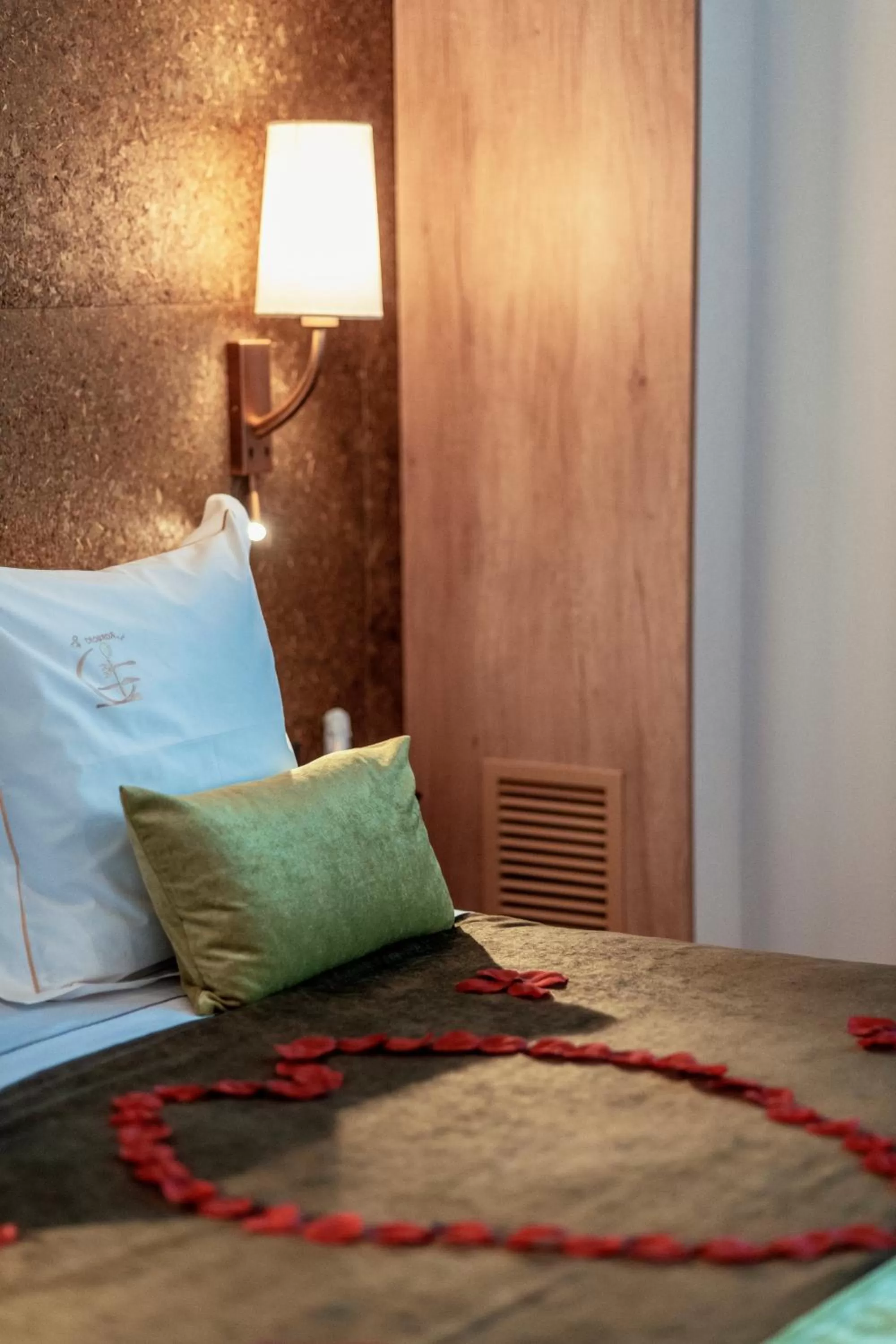 Decorative detail, Bed in La Trobada Hotel Boutique