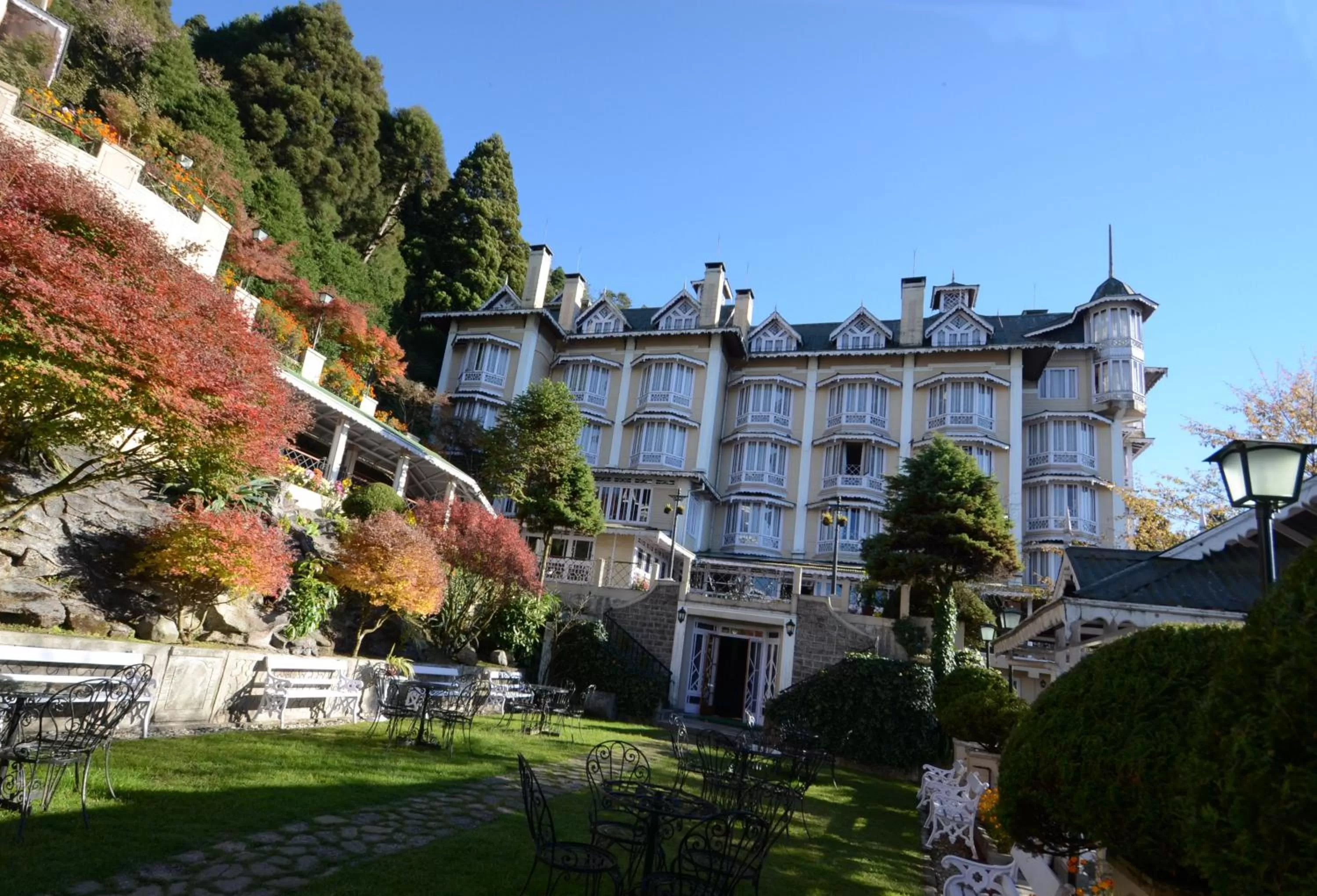 Garden, Property Building in Cedar Inn