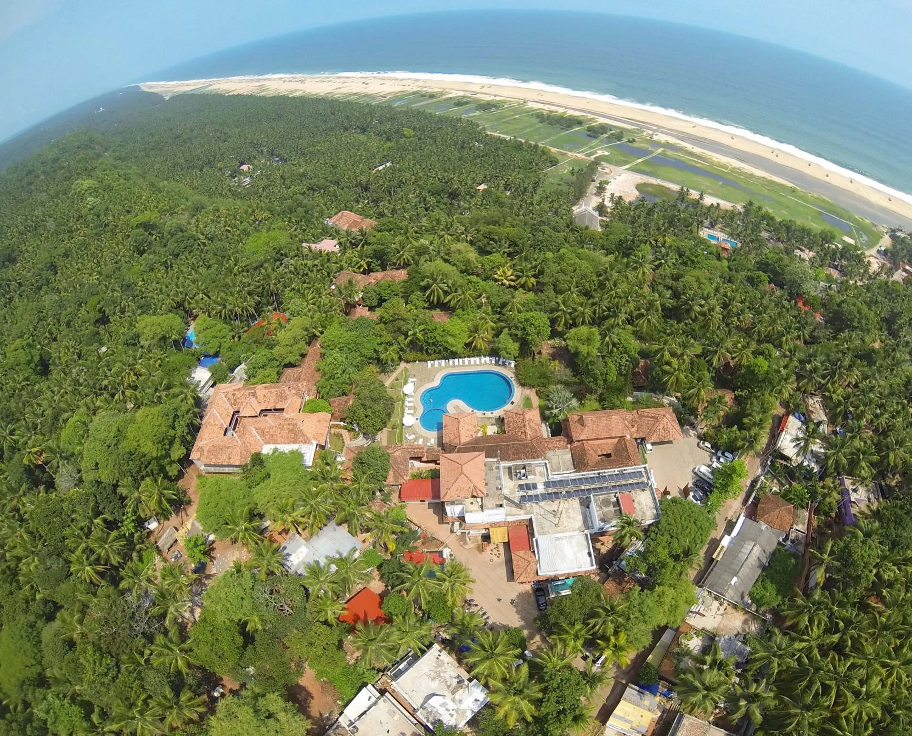 Property building in The Travancore Heritage Beach Resort