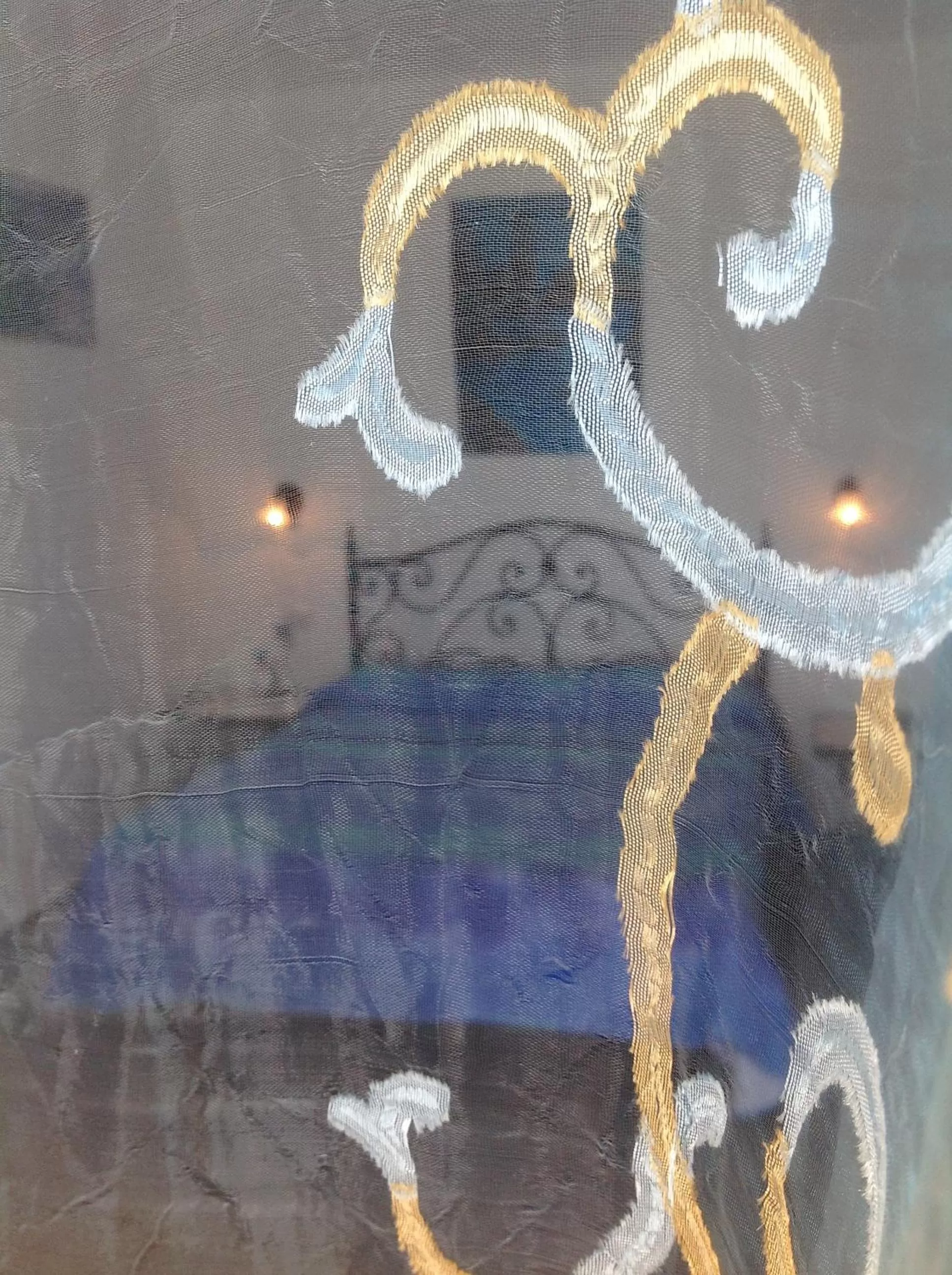 Decorative detail, Bed in Lo Nardo Accommodation