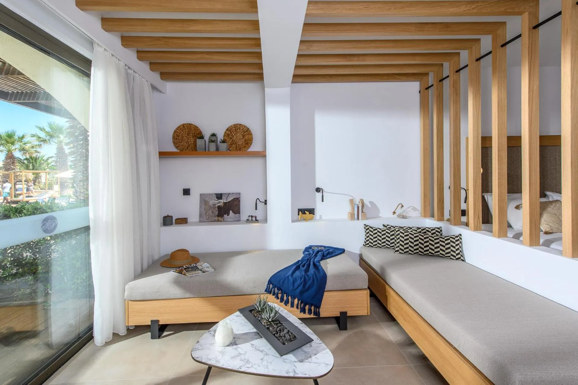 Bed in Stella Palace Aqua Park Resort