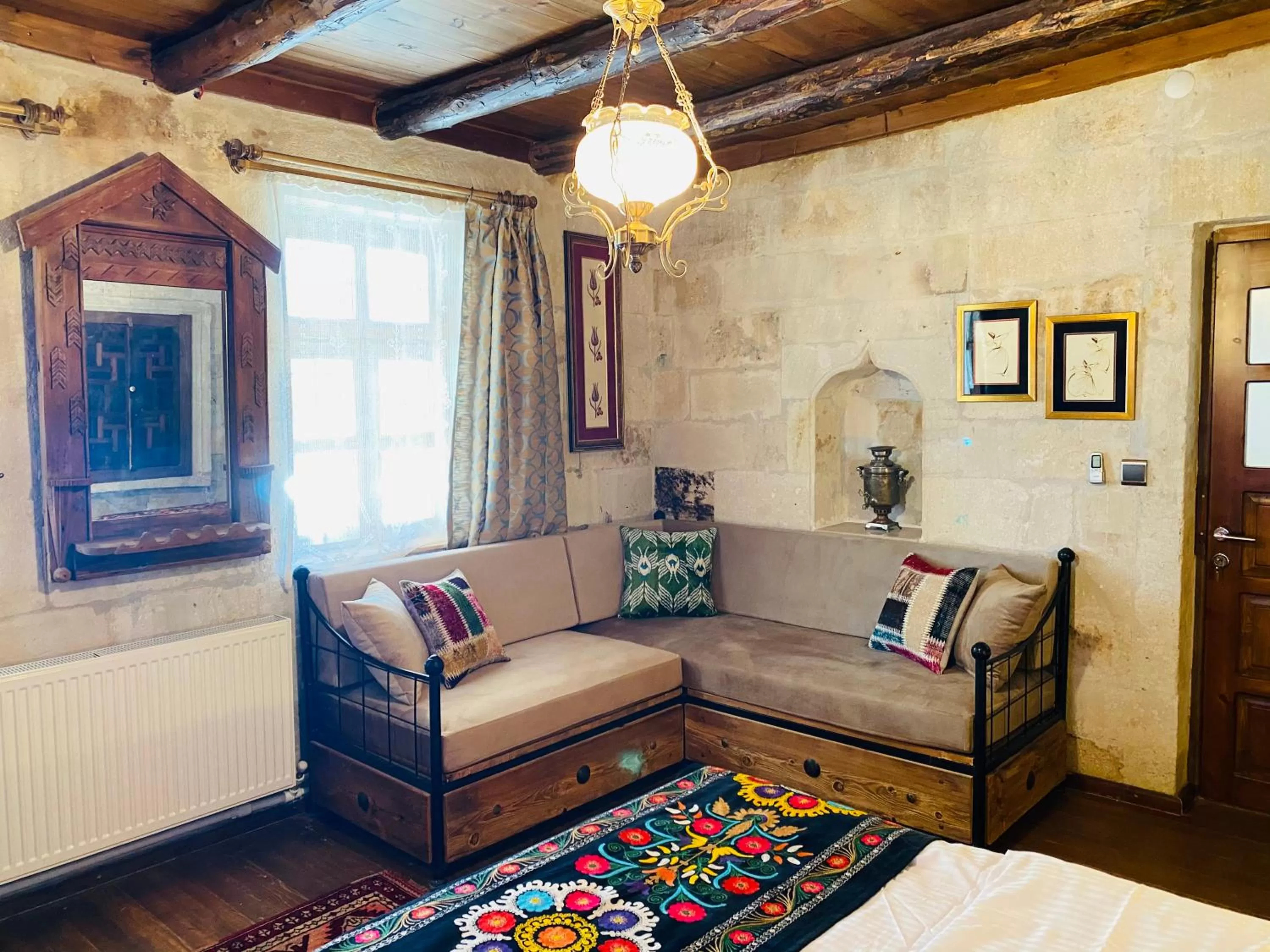 Decorative detail, Bed in YASTIK HOUSES - Cappadocia