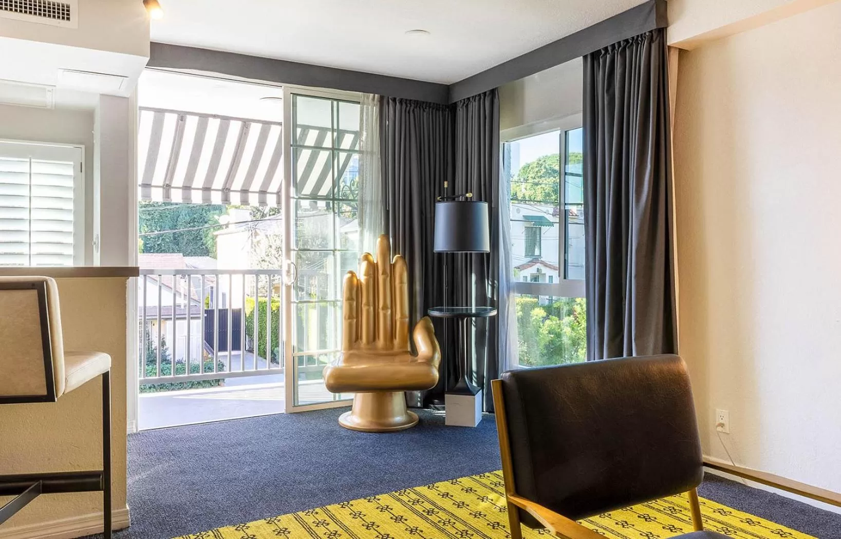 Living room in Montrose at Beverly Hills