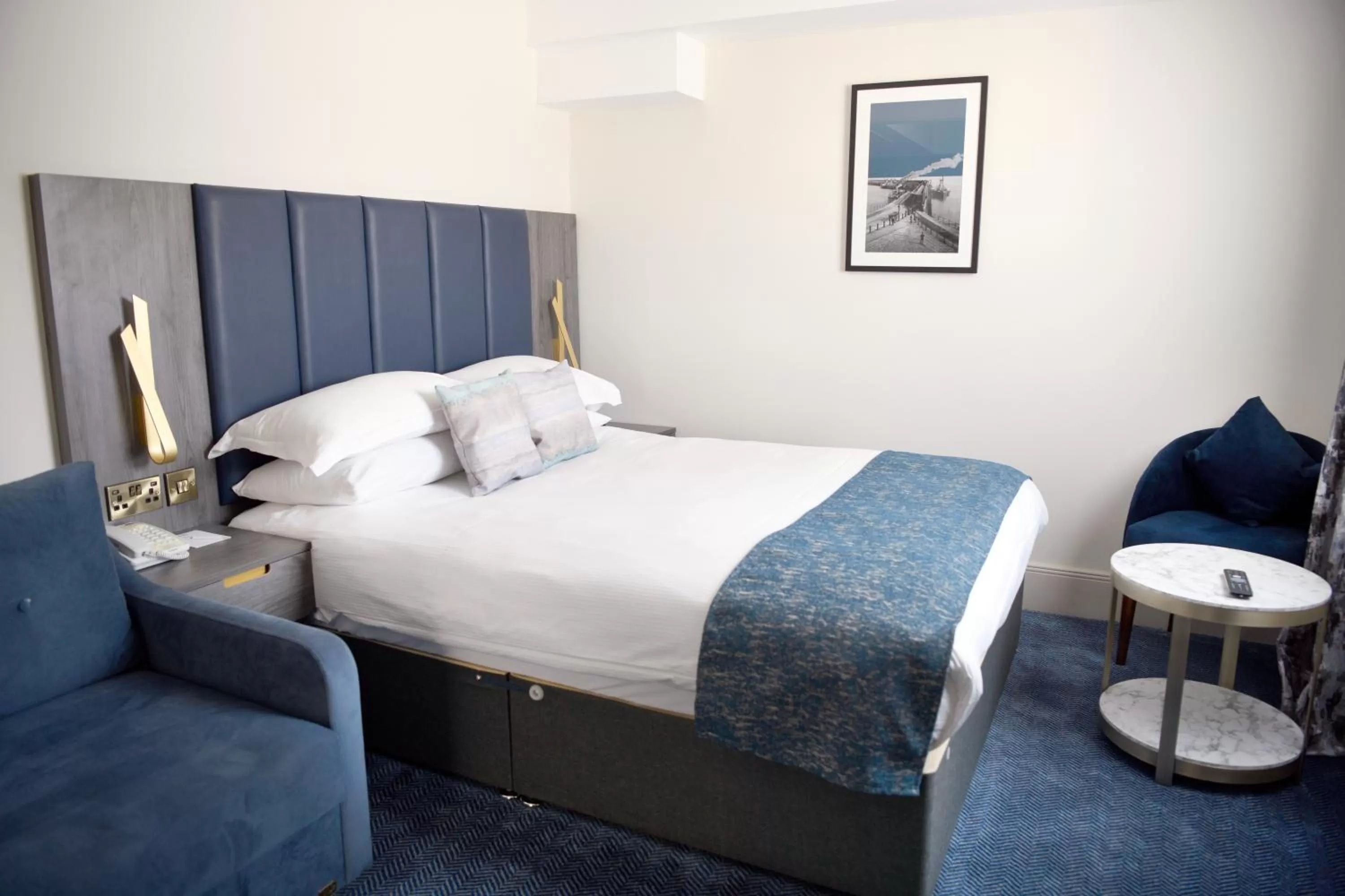 Bedroom, Bed in Dover Marina Hotel & Spa, Tapestry Collection by Hilton