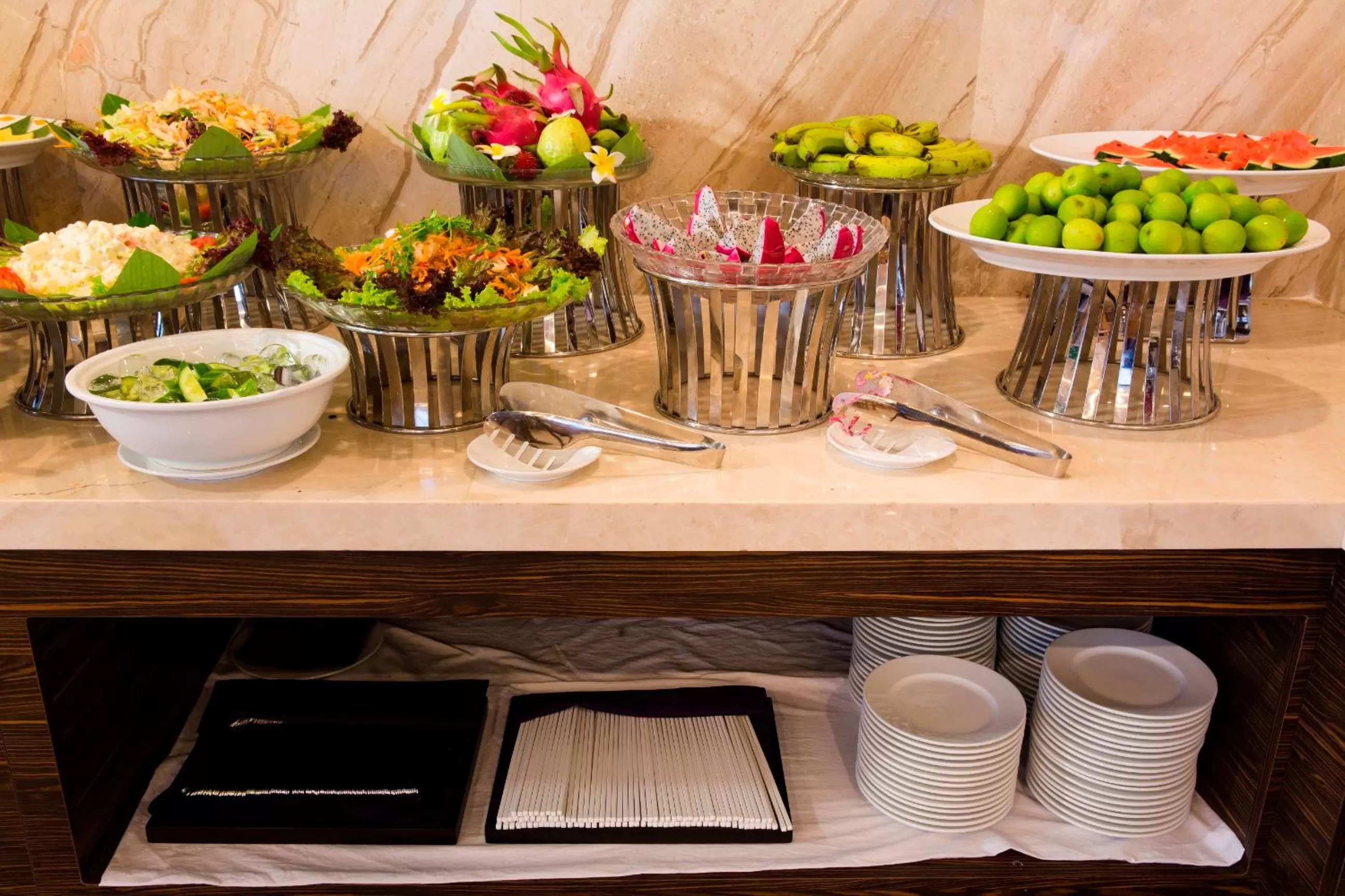 Buffet breakfast in Balcony Nha Trang Hotel