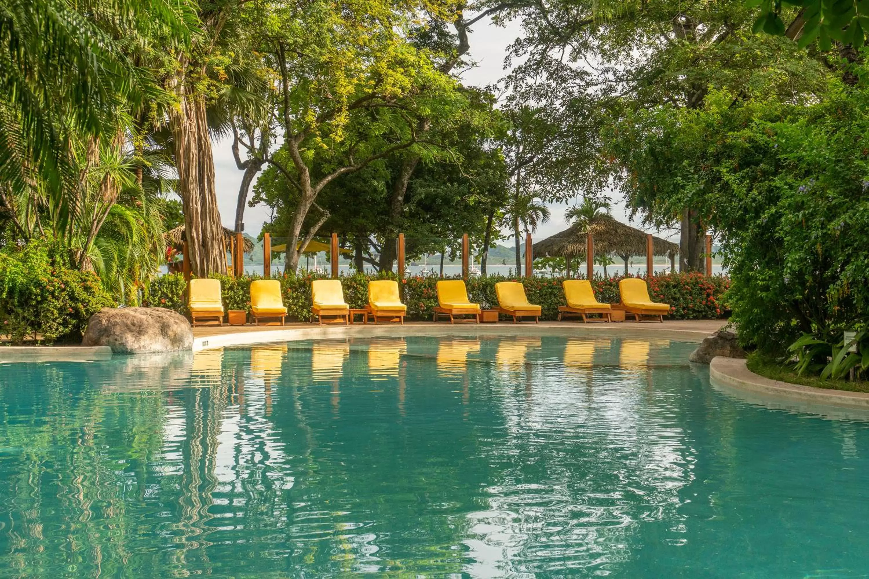 Swimming pool in Capitán Suizo Beachfront Boutique Hotel