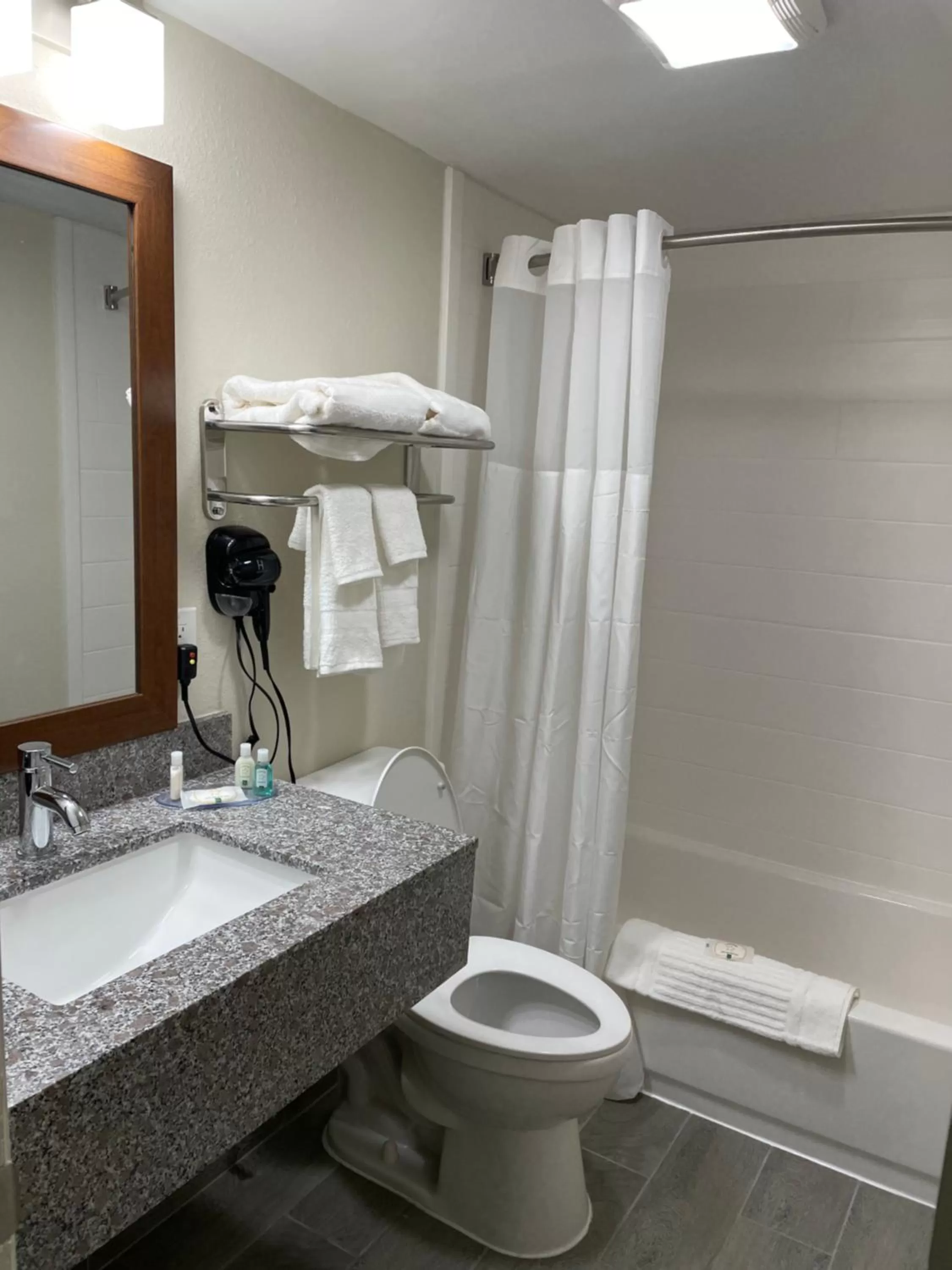 Bathroom in Quality Inn & Suites Spring Lake - Fayetteville near Fort Bragg