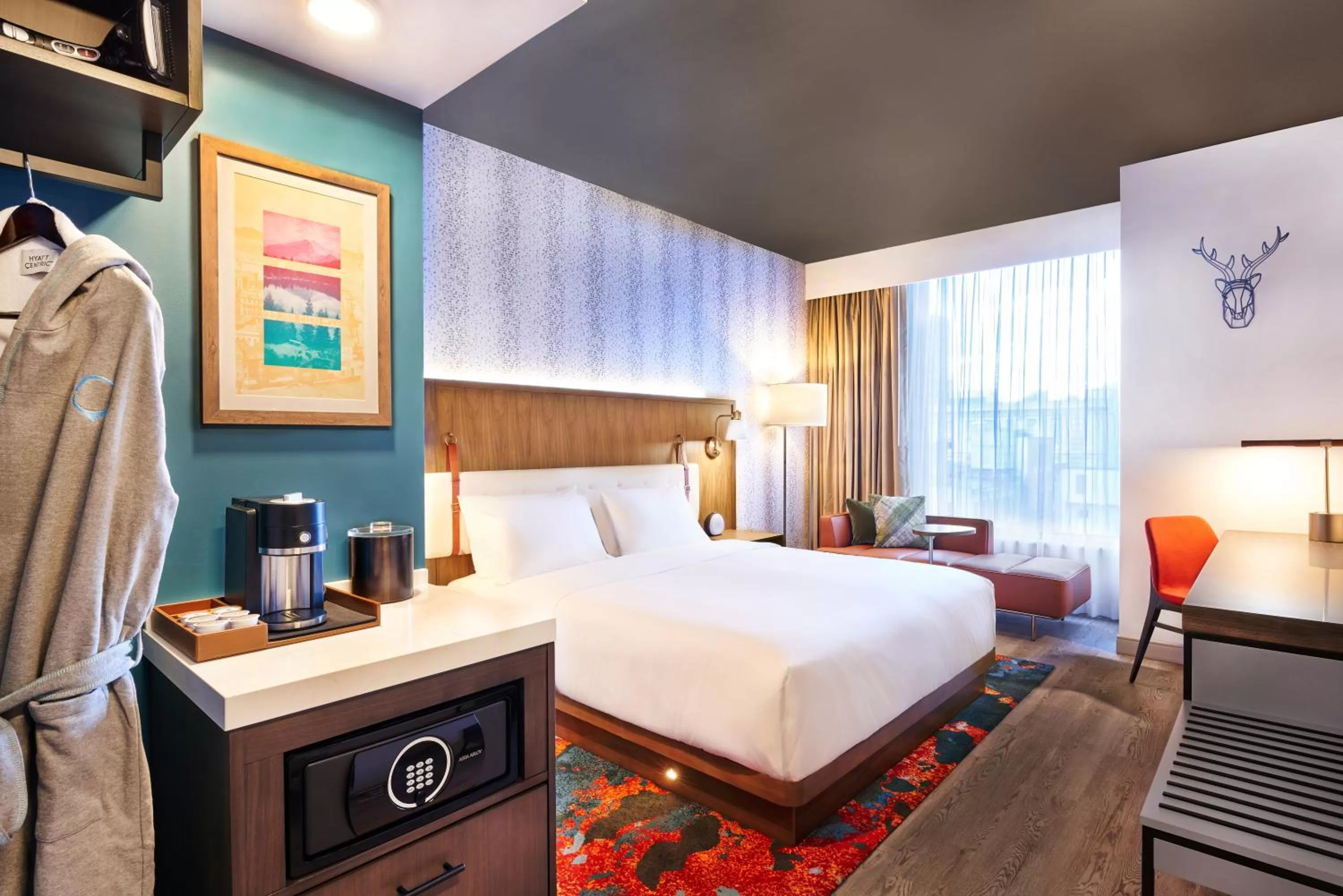 Bed in Hyatt Centric Downtown Denver