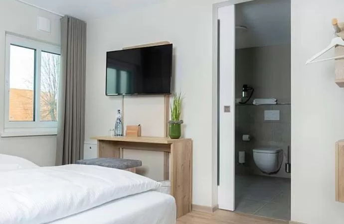 Property building, Bed in Gästehaus Dillertal