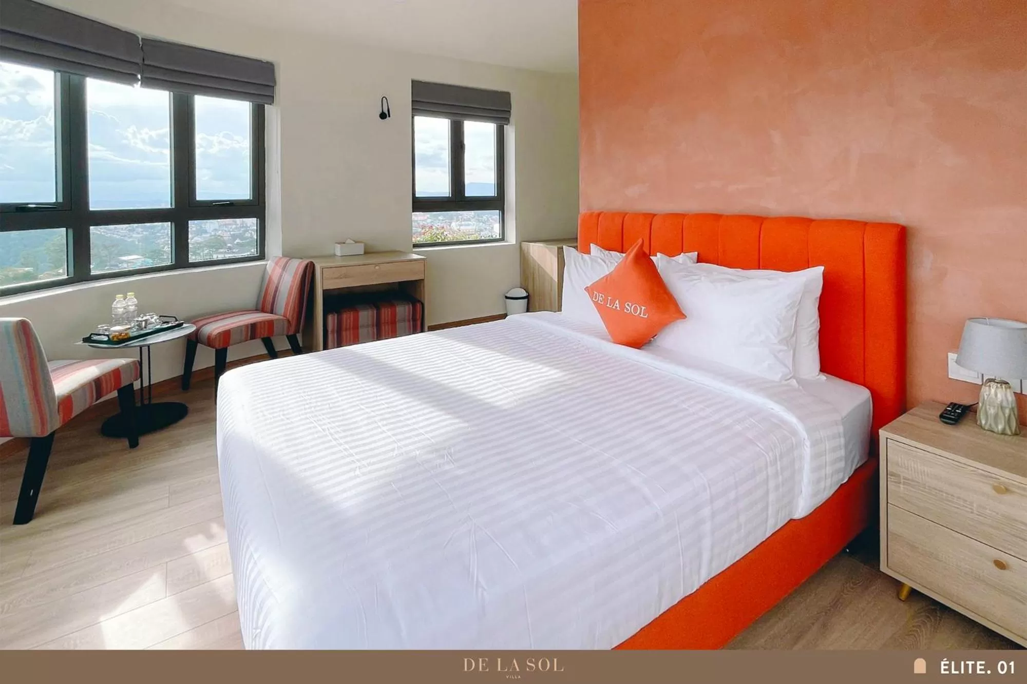 Bedroom, Bed in De La Sol Villa Dalat