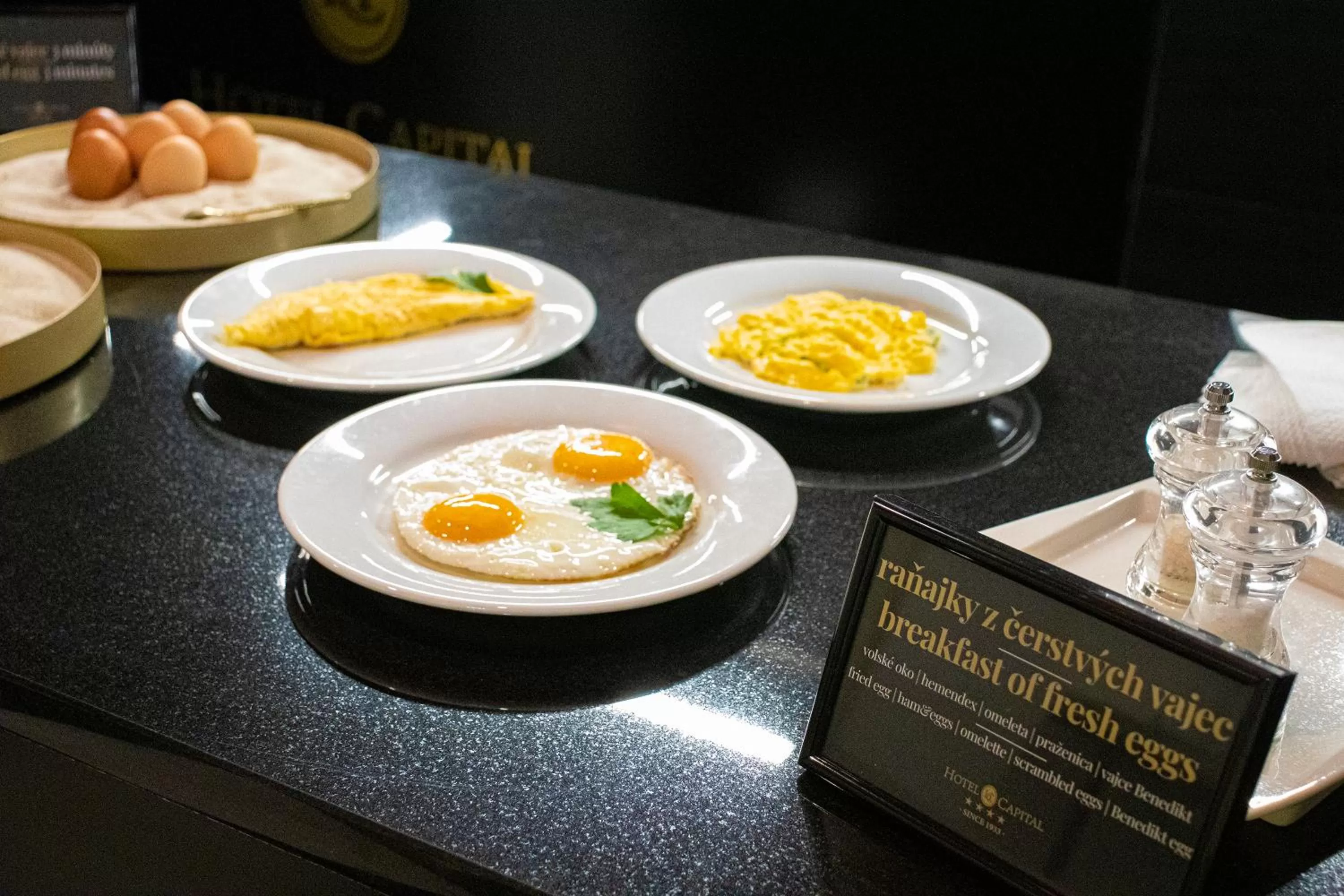 Food in Hotel Capital with private wellness