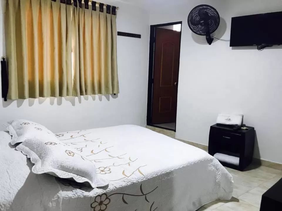 Bedroom, Bed in Hotel Mirador de Santa Bárbara