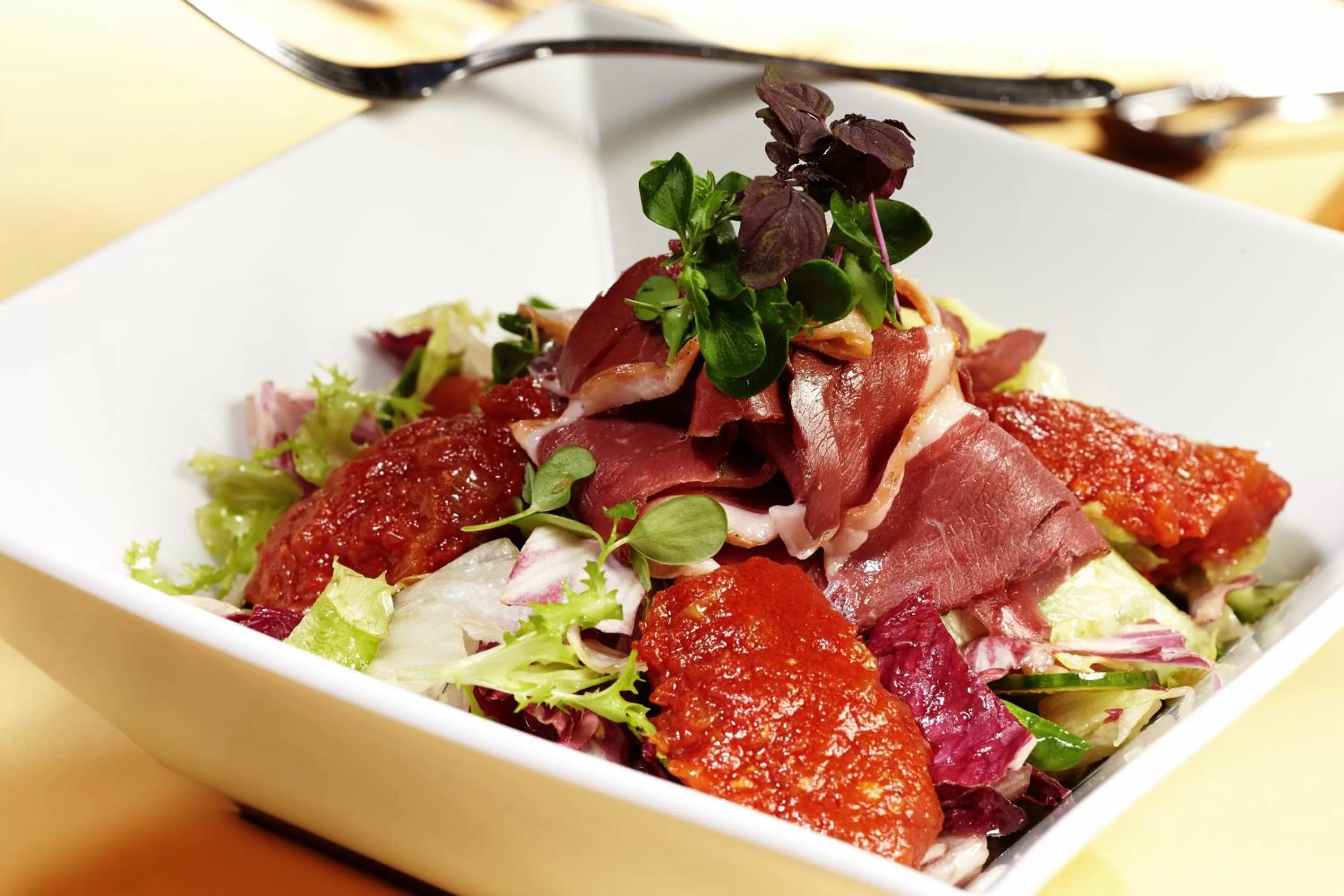 Food close-up in Green Garden Hotel