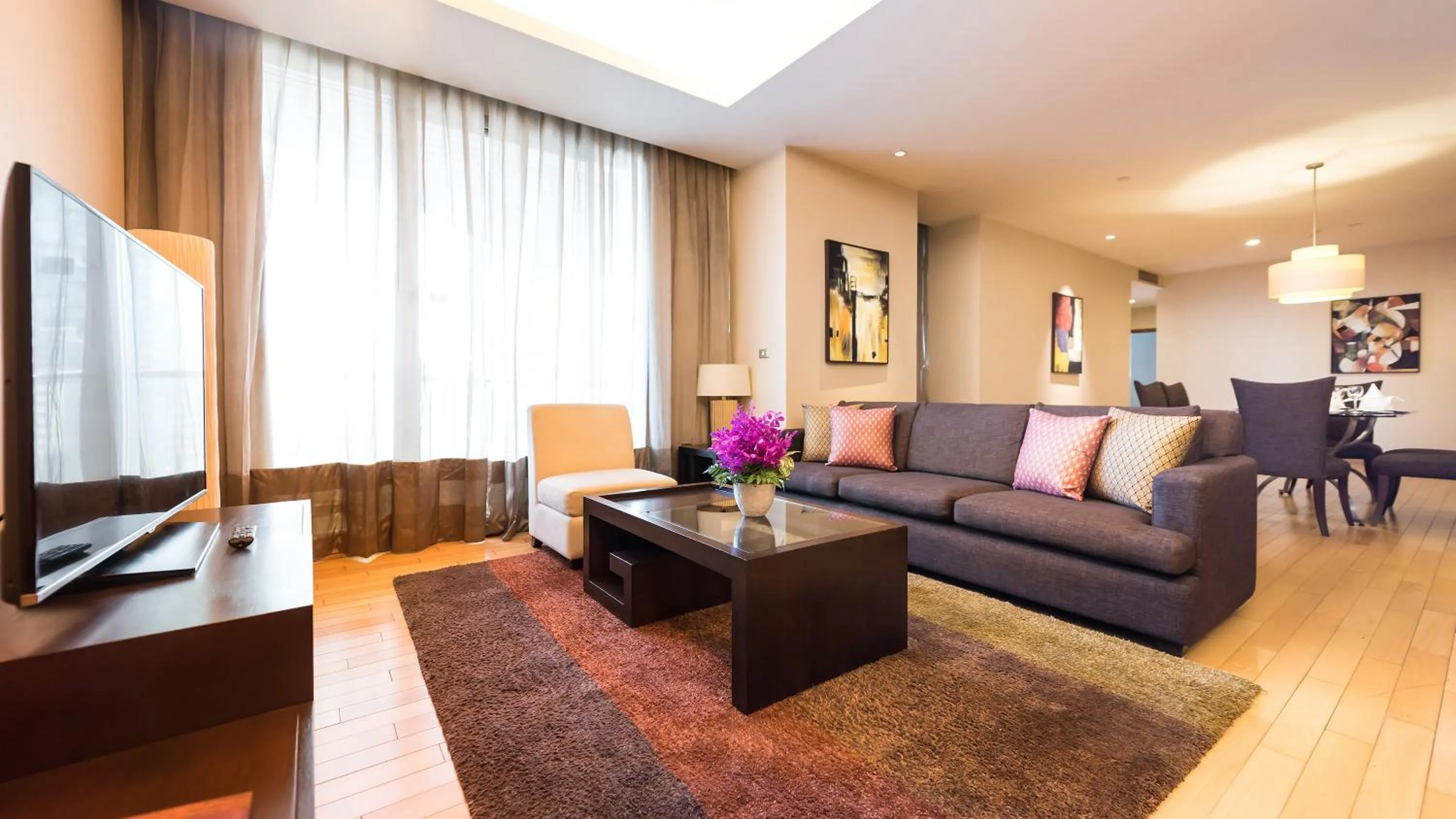 Living room in Ascott Sathorn Bangkok