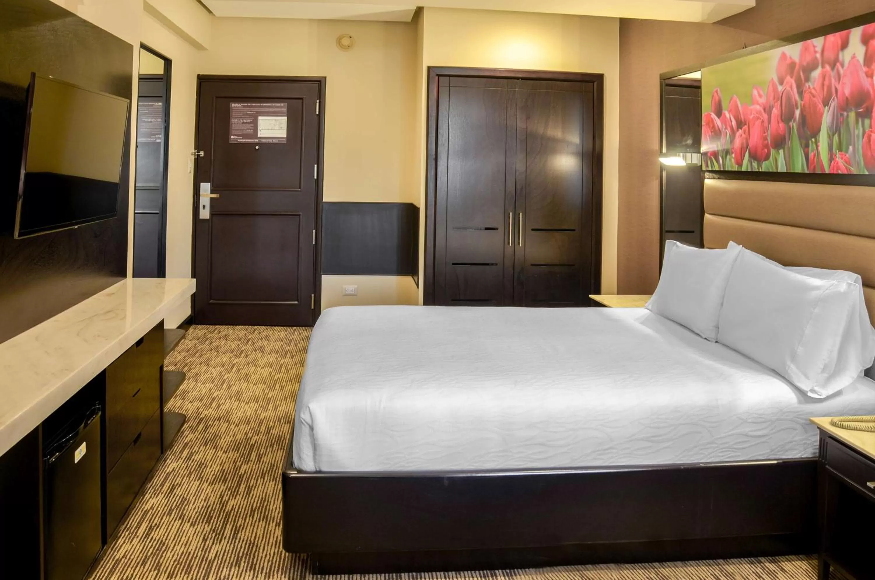 Bed in Hilton Garden Inn Guatemala City