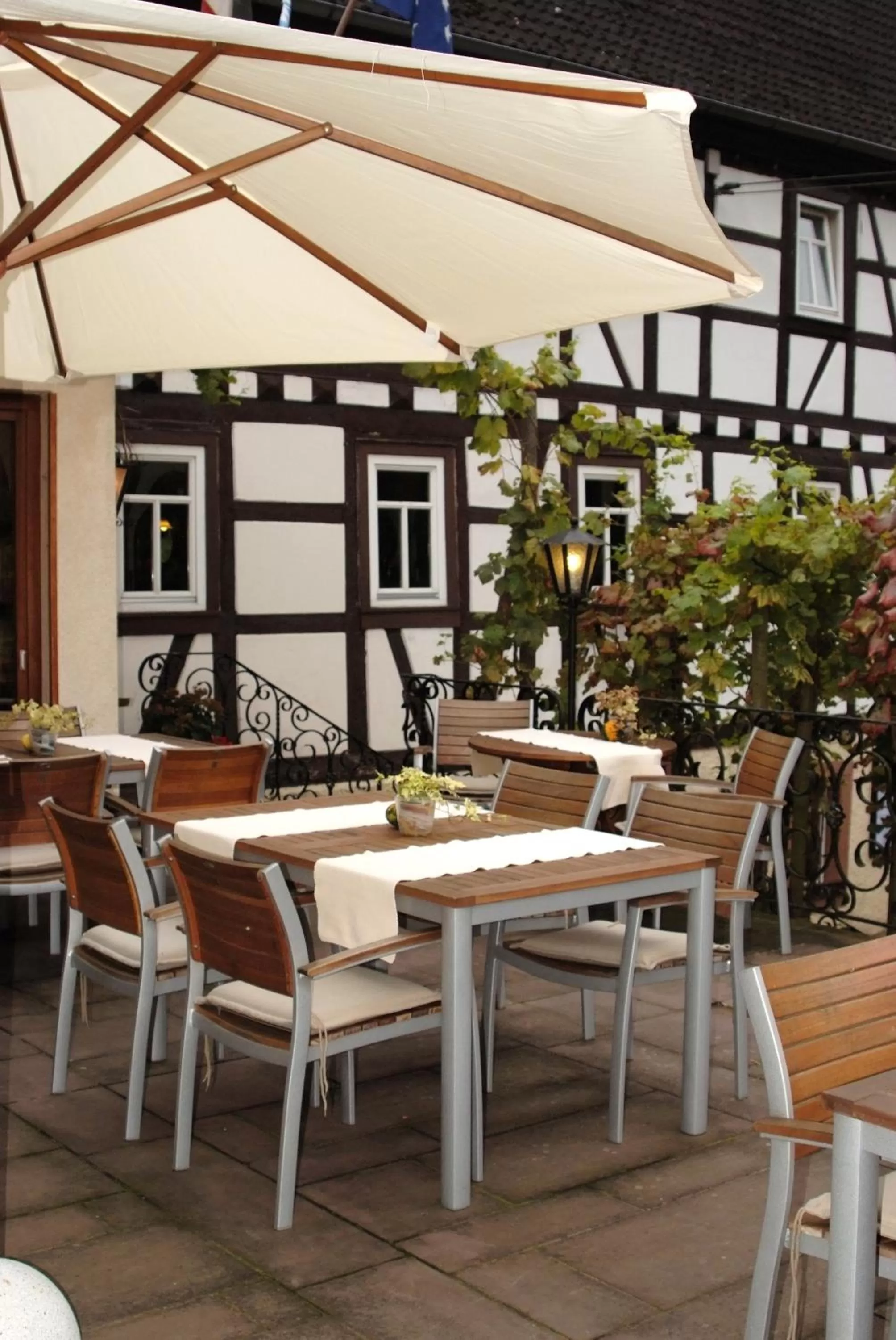 Patio in Hotel Restaurant Paradeismühle